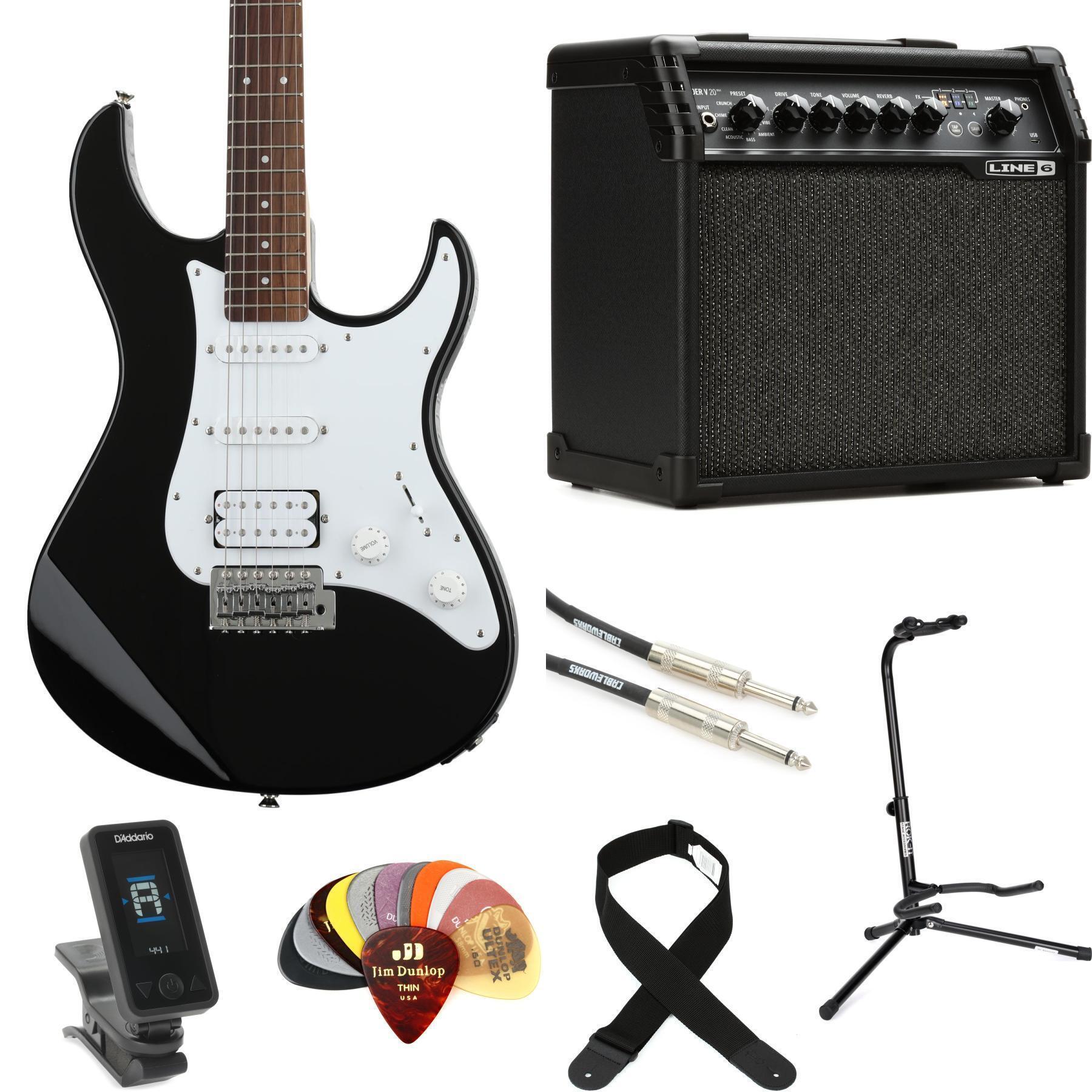 Yamaha PAC012 Pacifica Electric Guitar and Line 6 Spider V 20 MkII