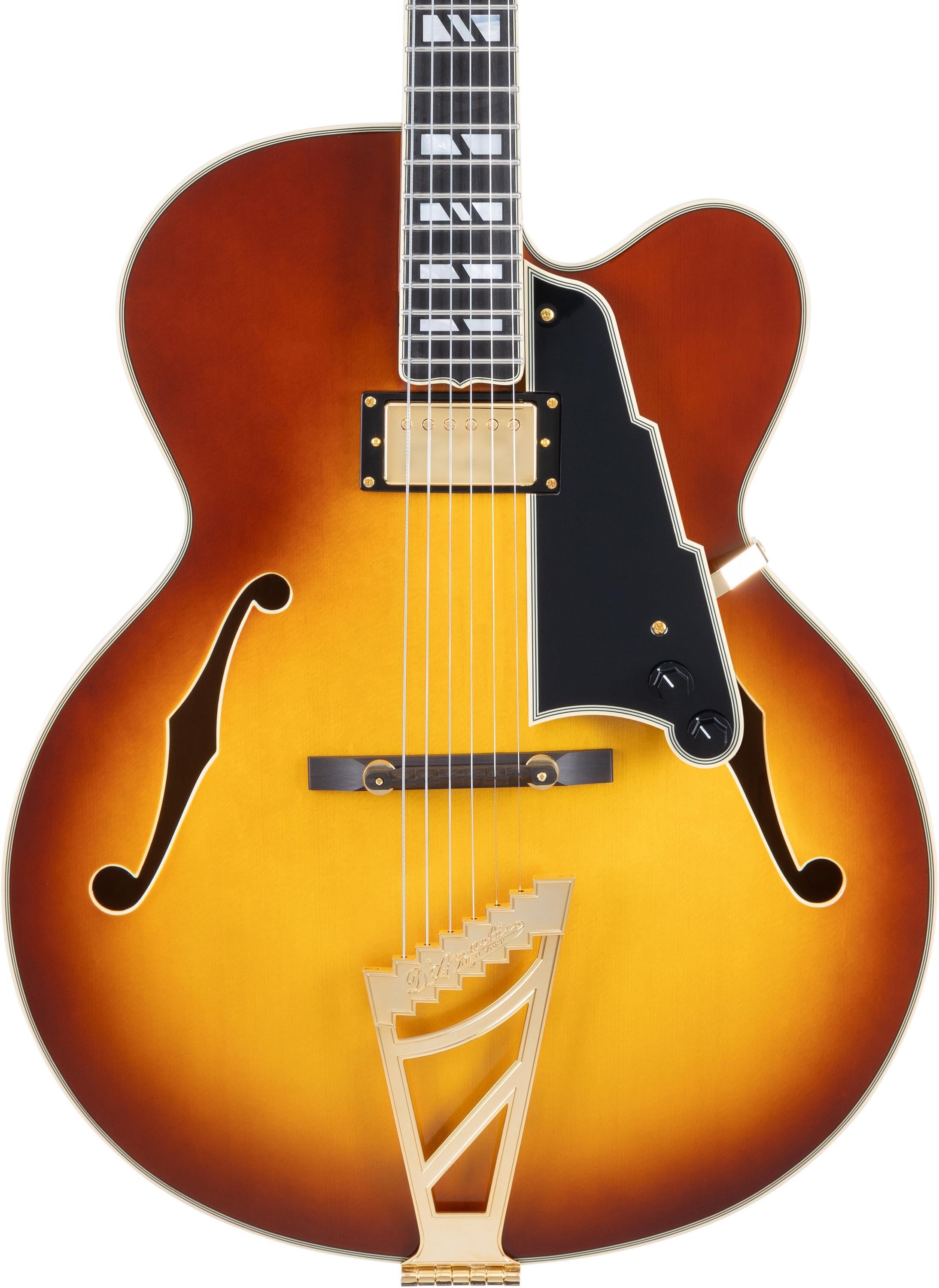 D'Angelico Excel EXL-1 Hollowbody Electric Guitar - Dark Iced Tea