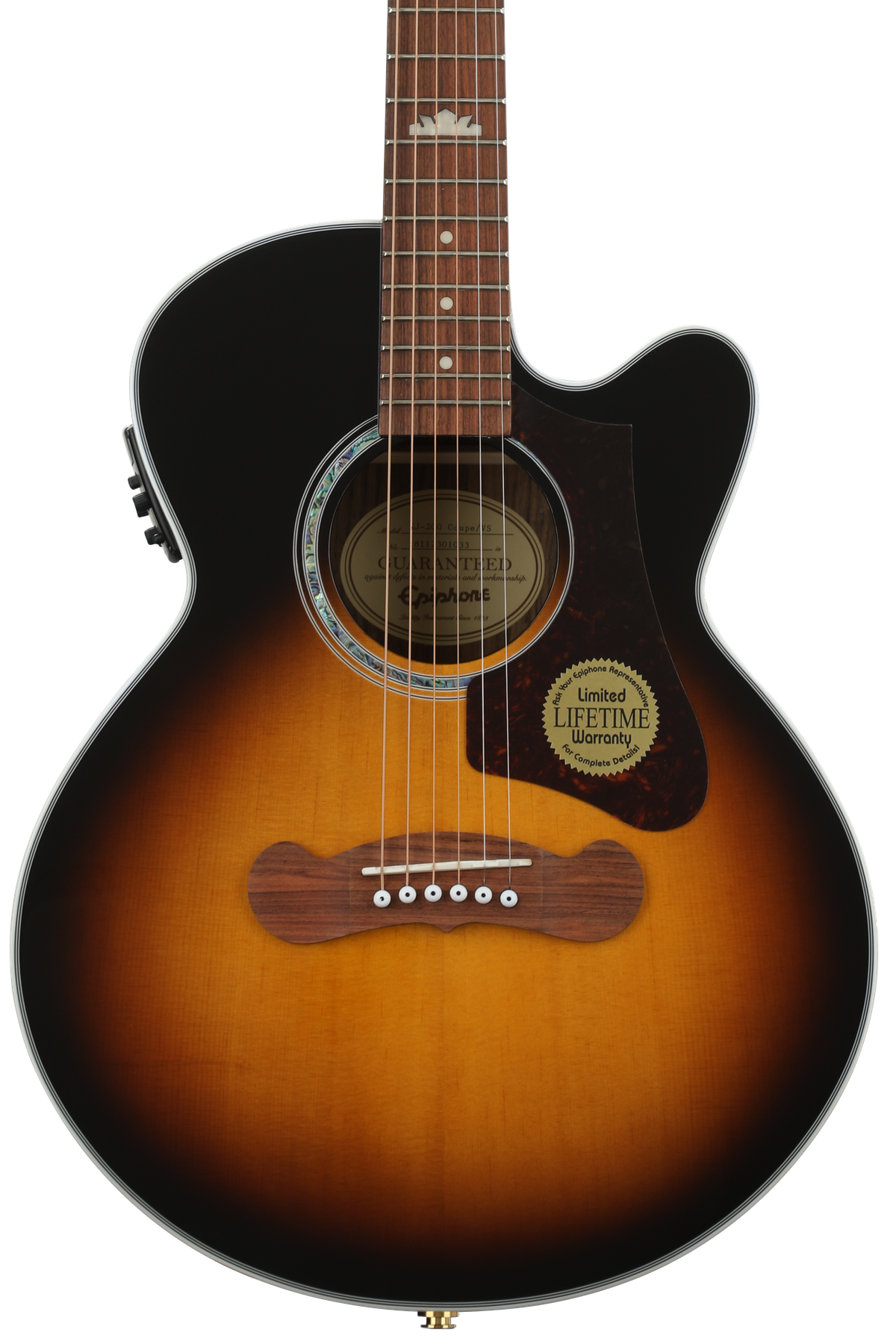 Epiphone J-200 EC Studio Parlor Acoustic-Electric Guitar - Vintage