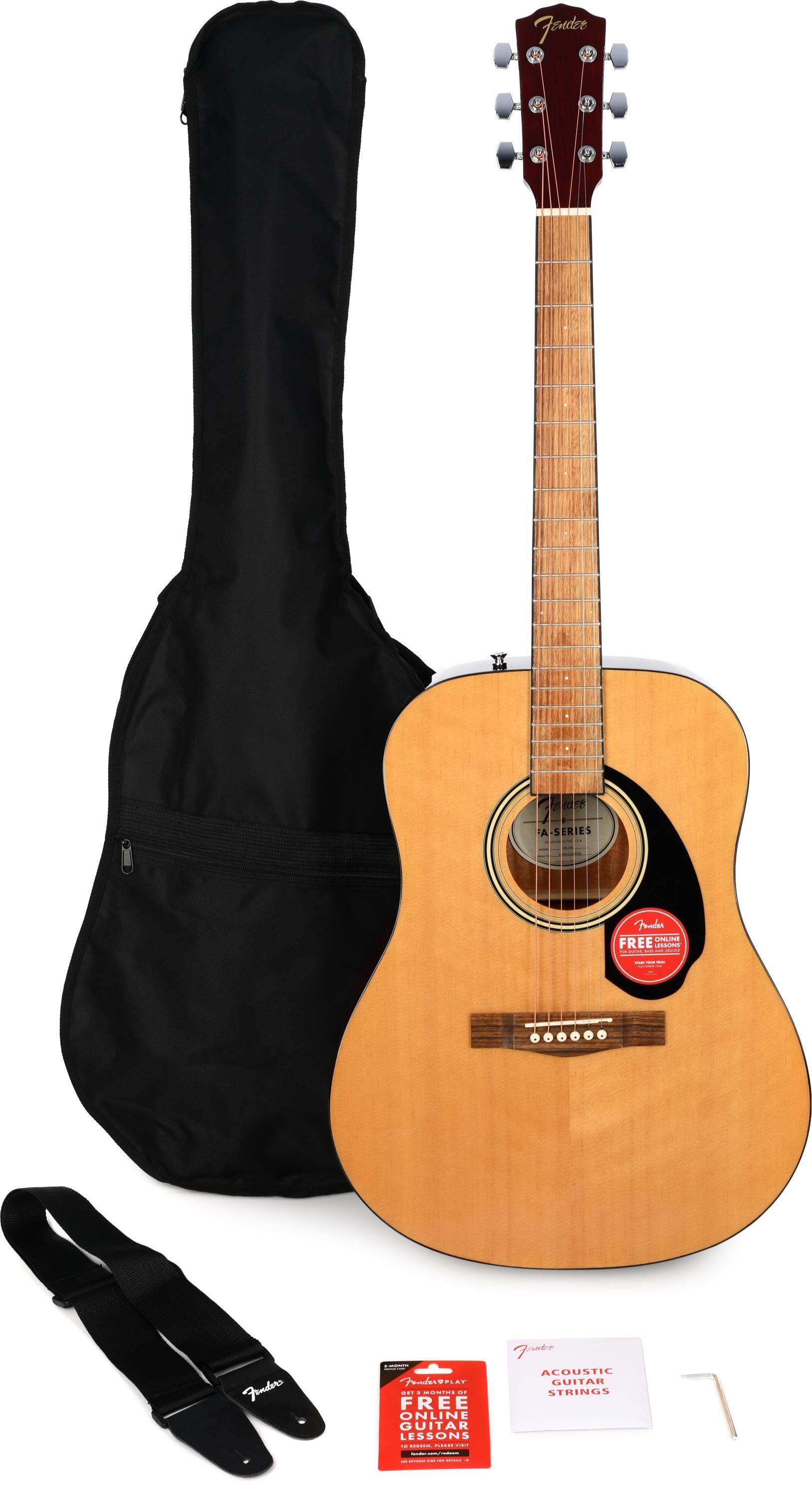 Fender CD-140SCE - Black | Sweetwater
