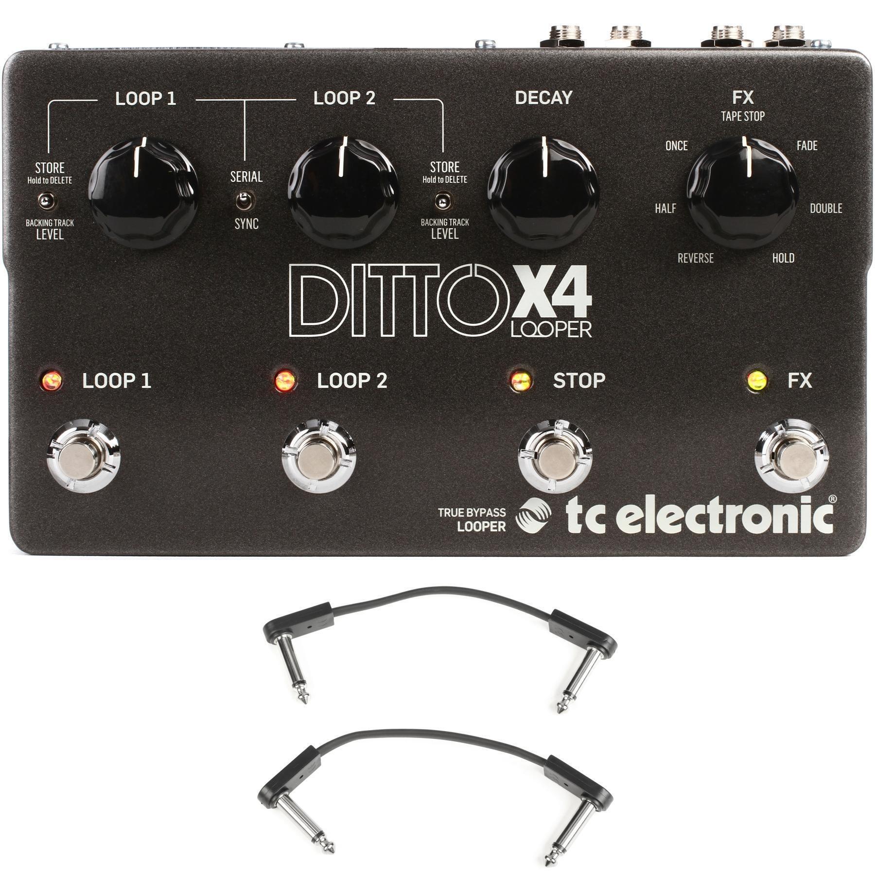 TC Electronic Ditto X4 Looper Pedal | Sweetwater
