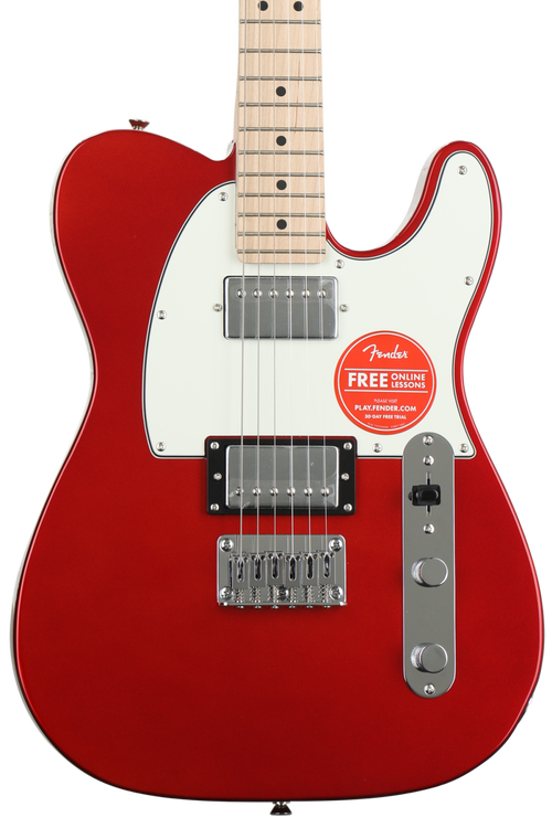 Squier Contemporary Telecaster HH - Dark Metallic Red | Sweetwater