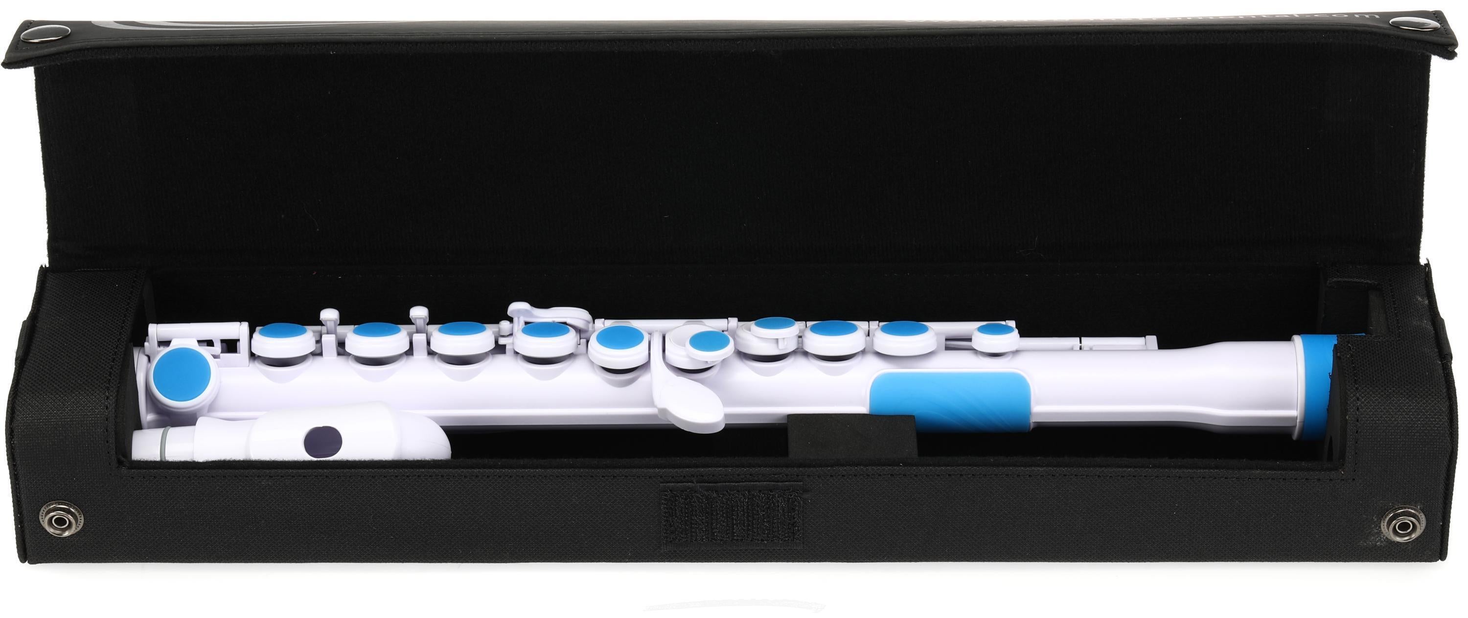 Nuvo jFlute - White/Blue | Sweetwater