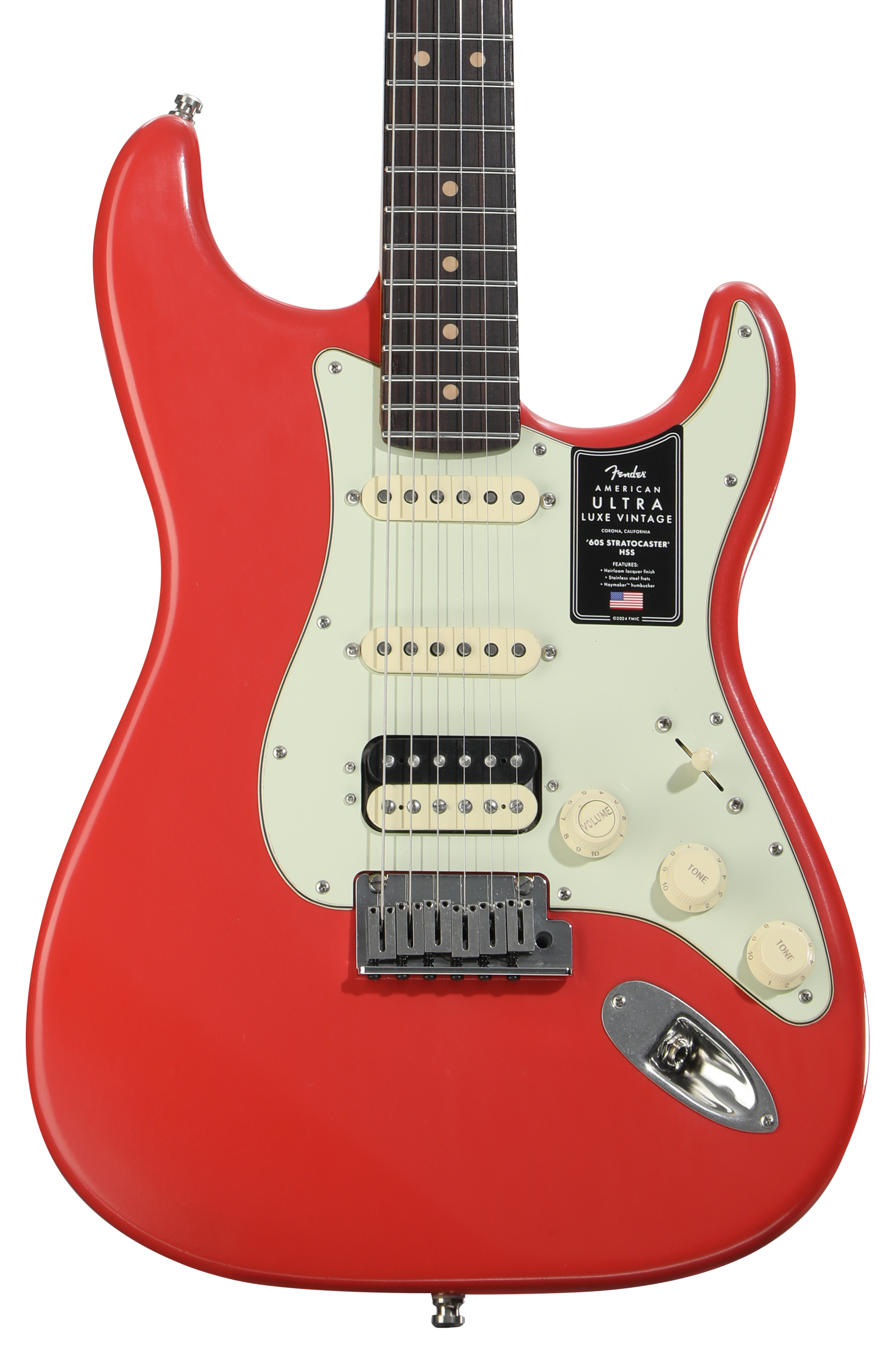 Fender American Ultra Luxe Vintage '60s Stratocaster HSS Electric