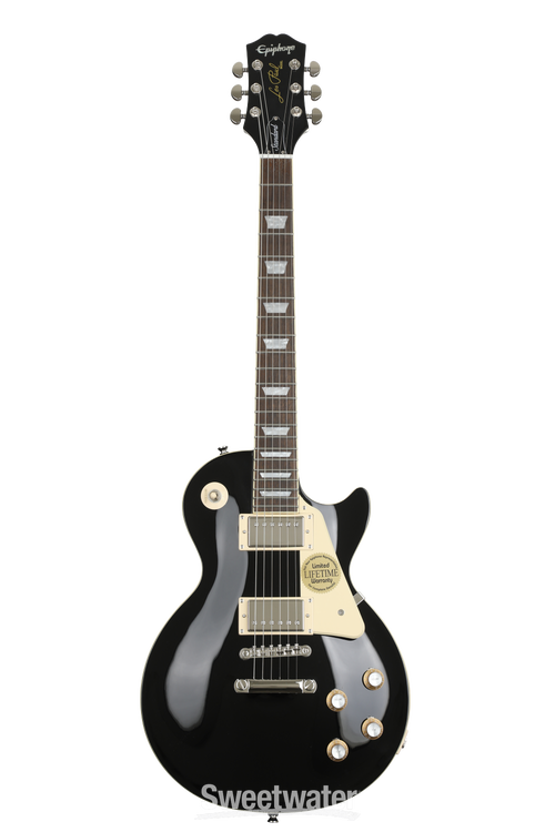 Epiphone Les Paul Standard '60s Electric Guitar - Ebony | Sweetwater