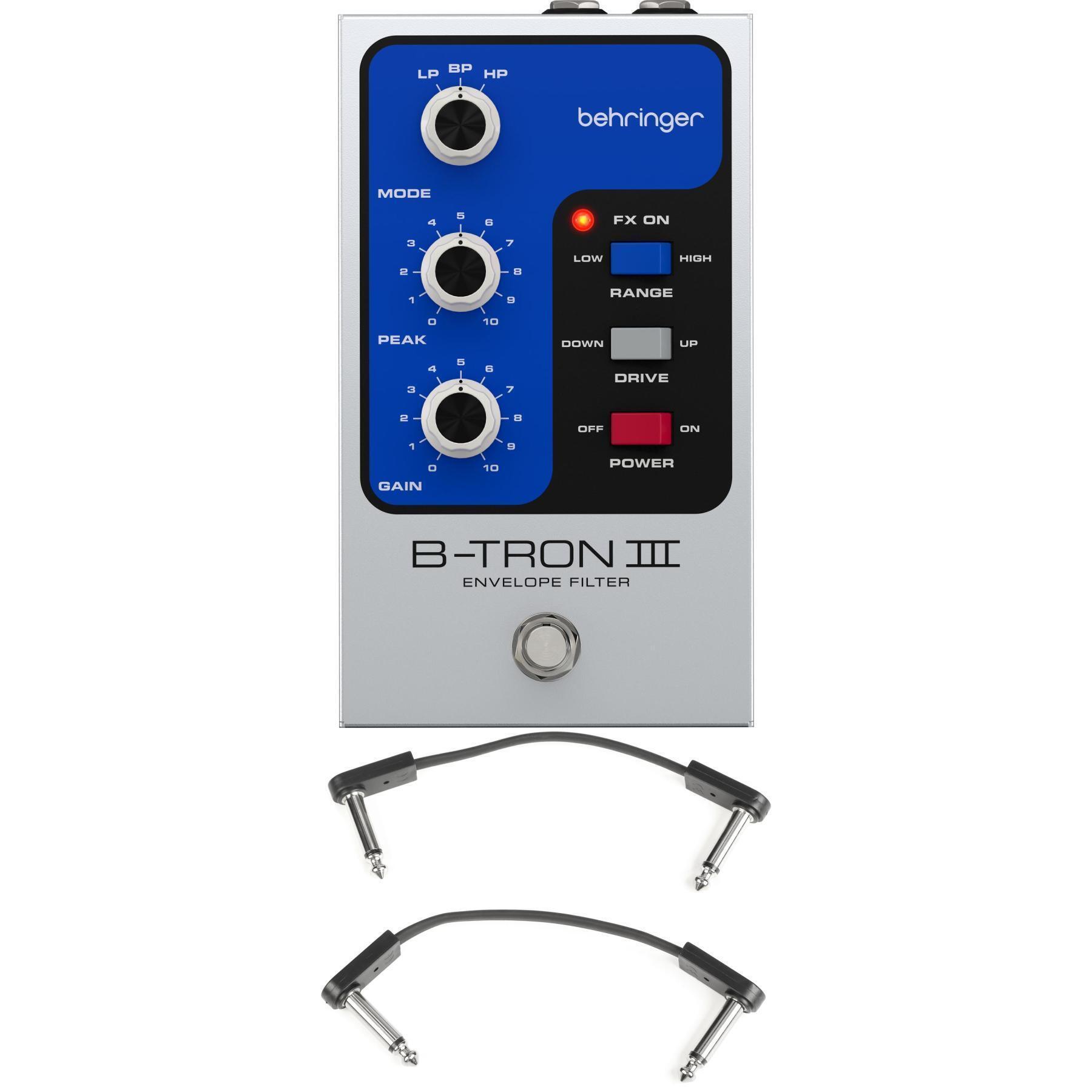 Behringer B-Tron III Envelope Filter with EBS Patch Cables