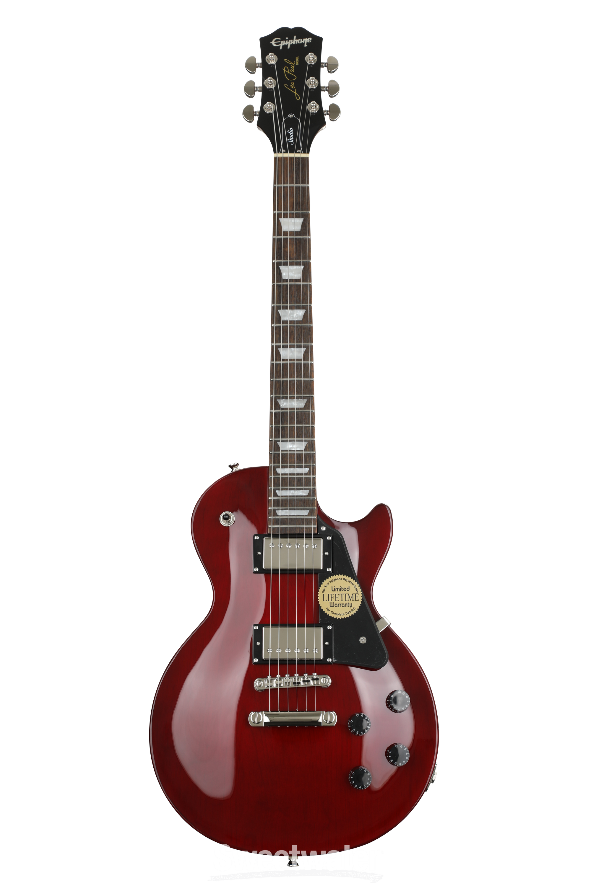 Epiphone Les Paul Studio Electric Guitar - Wine Red | Sweetwater