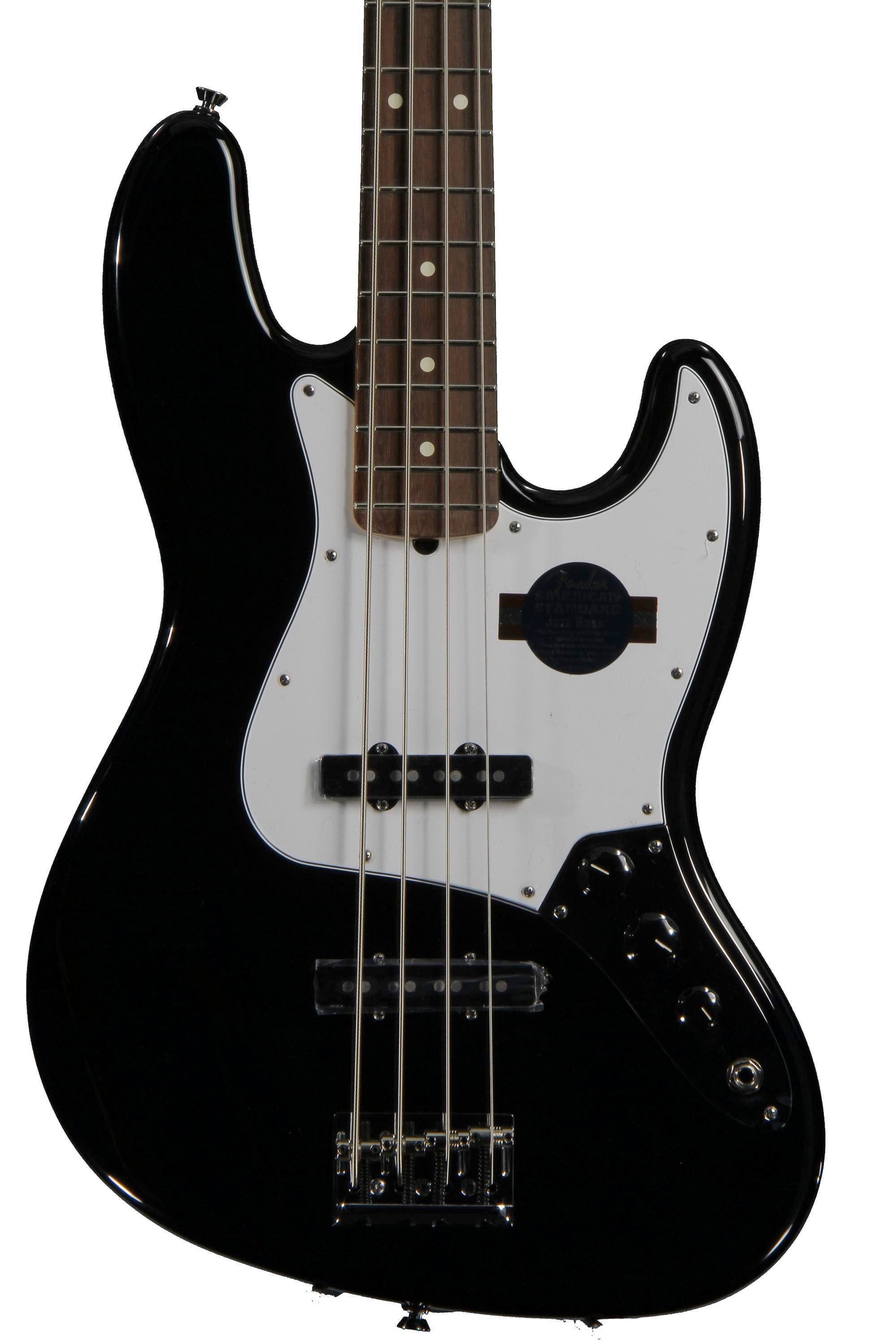 Fender American Standard Jazz Bass - Black | Sweetwater