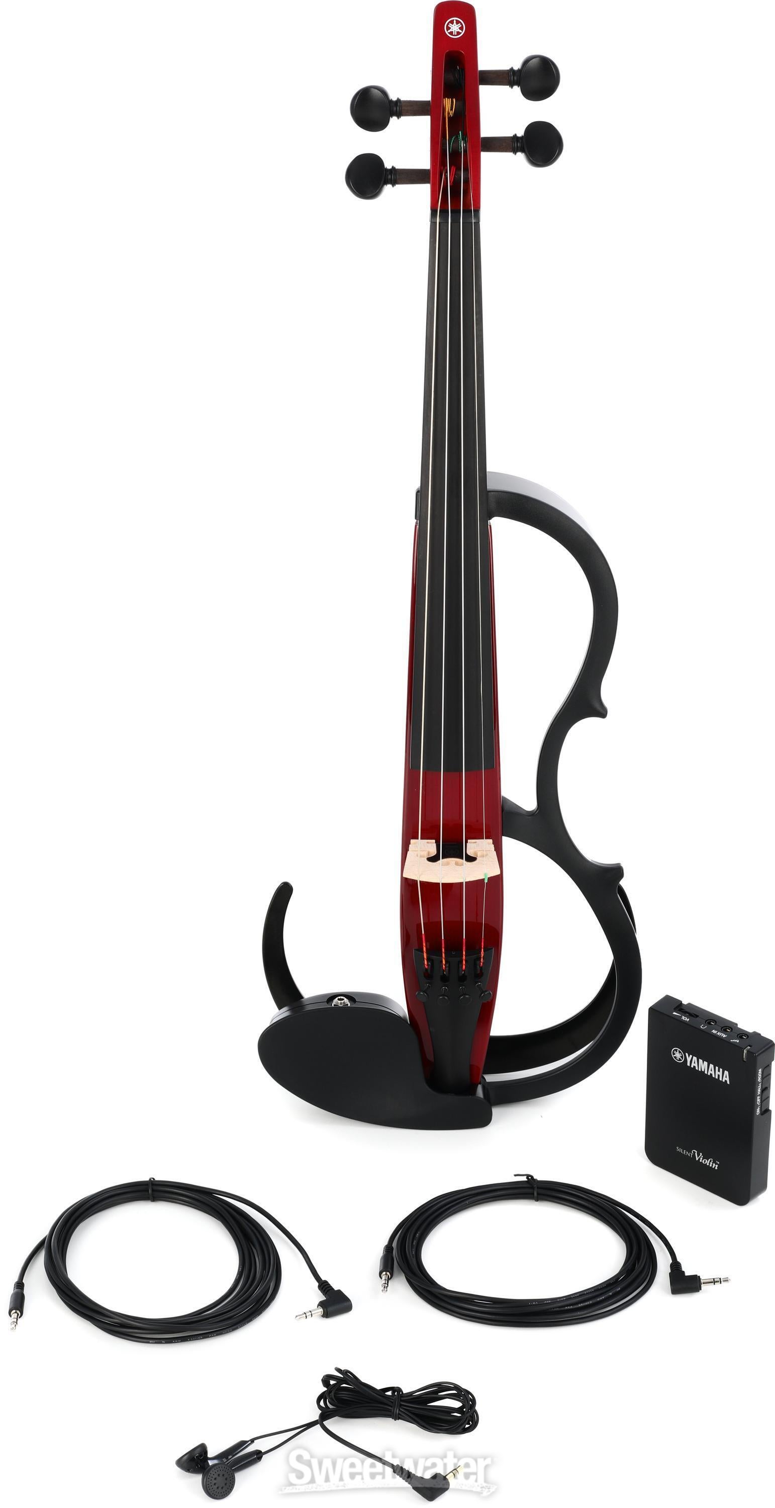 Yamaha Silent Series YSV104 Electric Violin - Red | Sweetwater