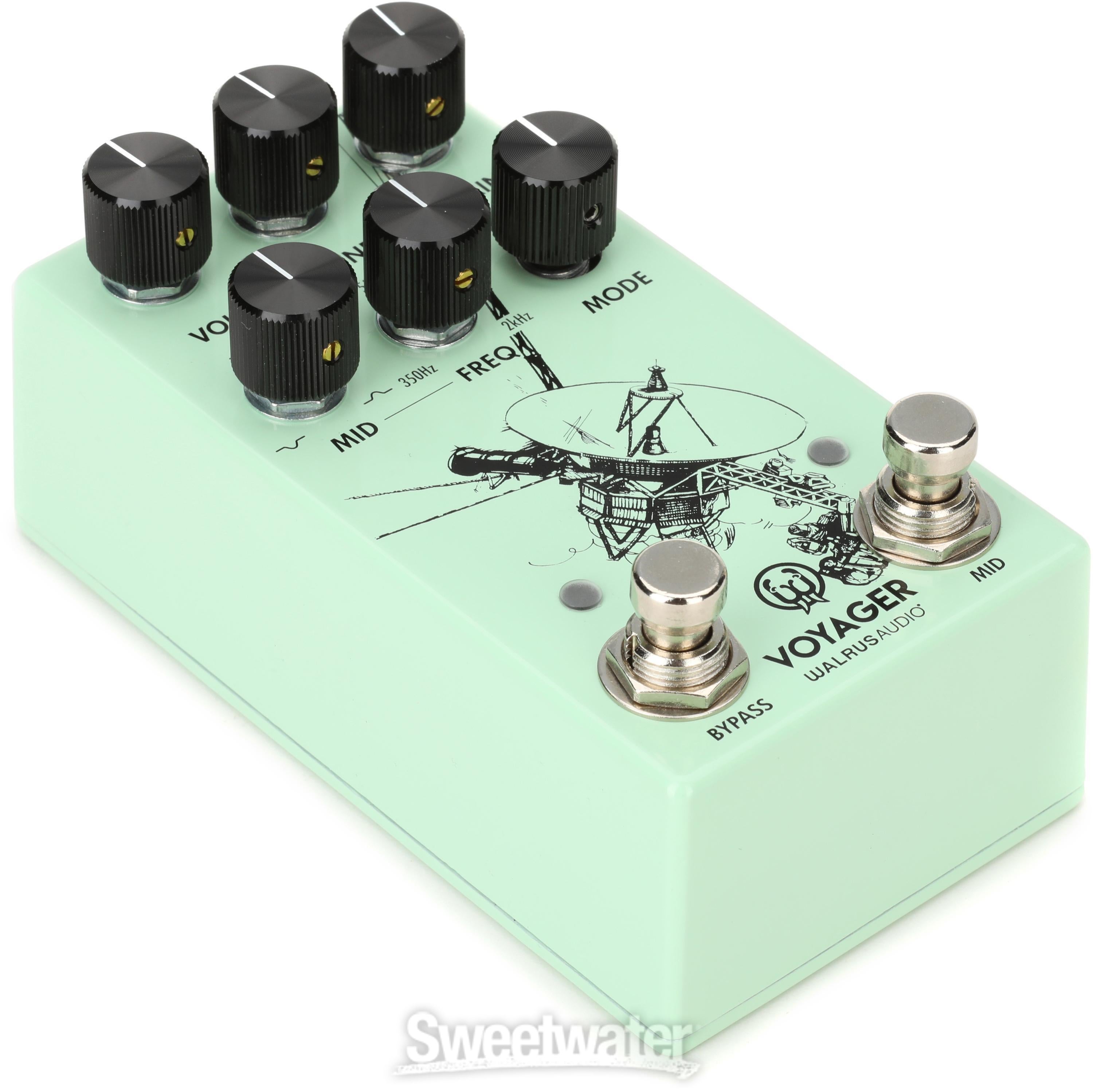 Walrus Audio Voyager MKII Overdrive Pedal - Seafoam Green | Sweetwater