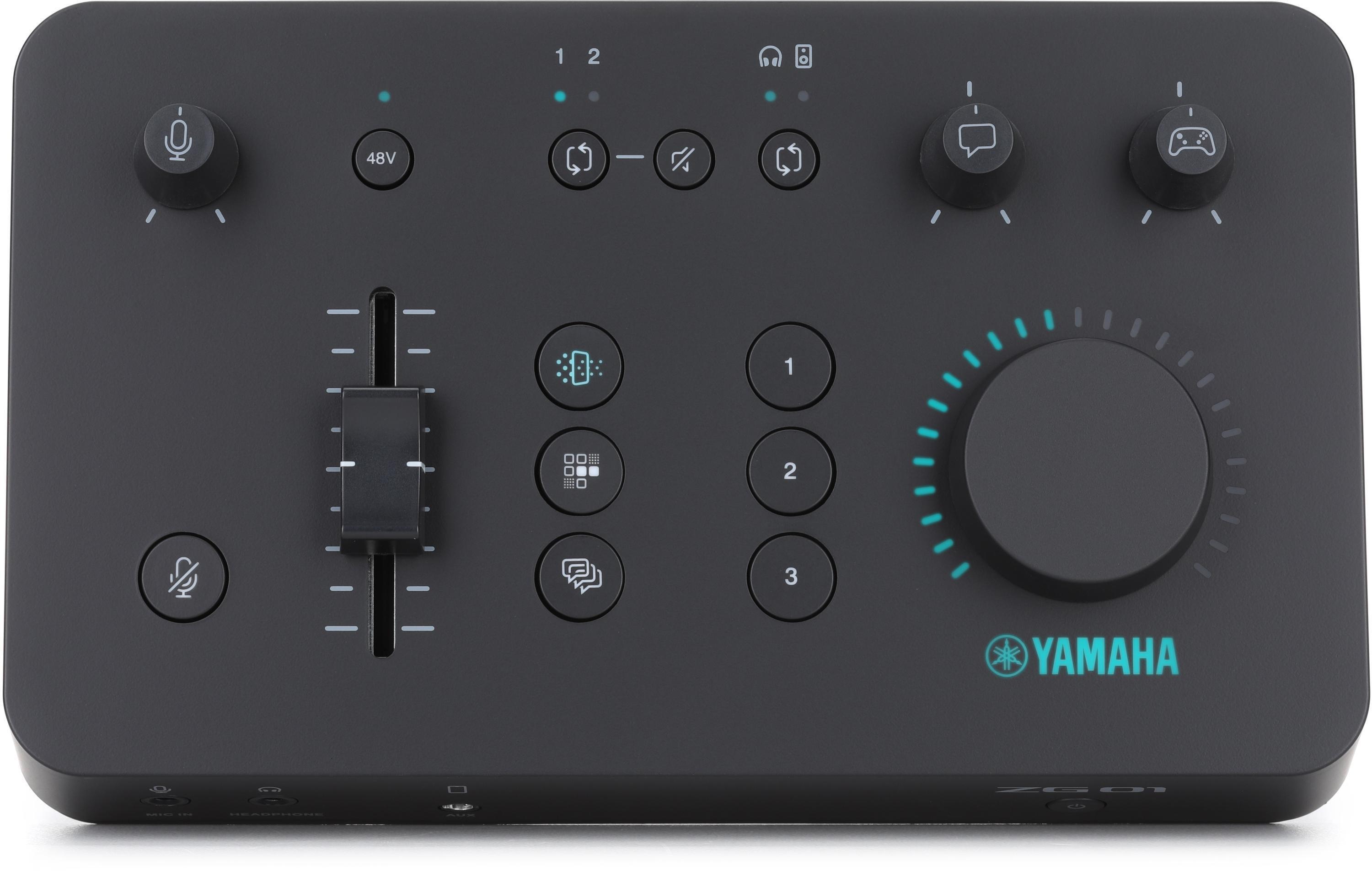 Yamaha ZG01 Gaming Mixer - Black | Sweetwater