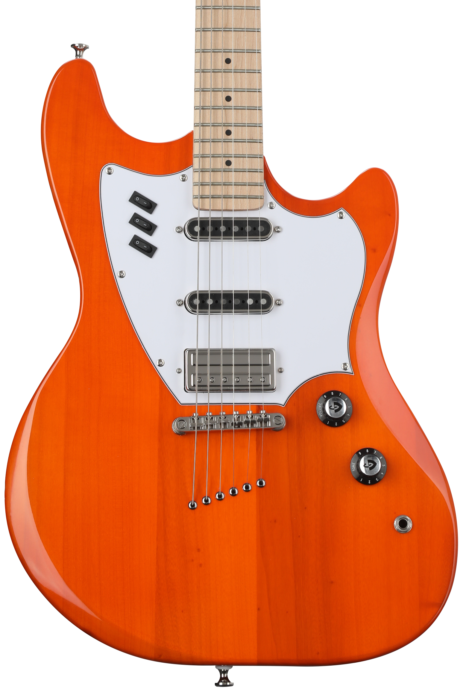 Guild Surfliner Solidbody Electric Guitar - Sunset Orange | Sweetwater