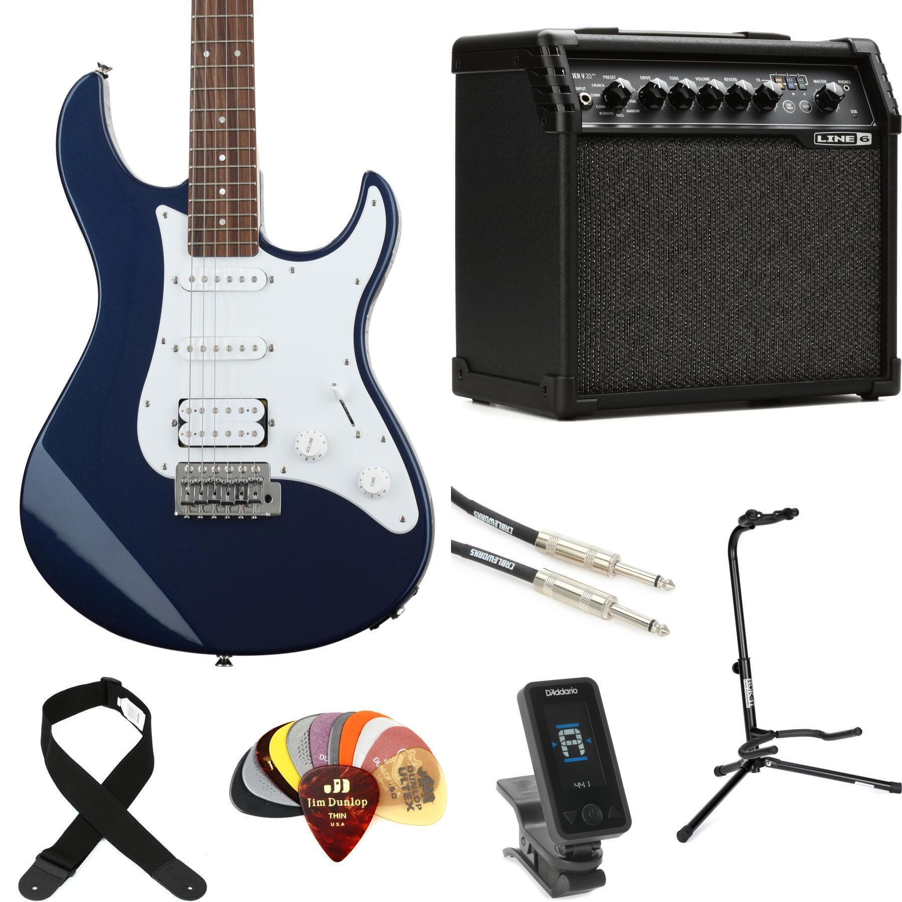 Yamaha PAC012 Pacifica Electric Guitar and Line 6 Spider V 20 MkII