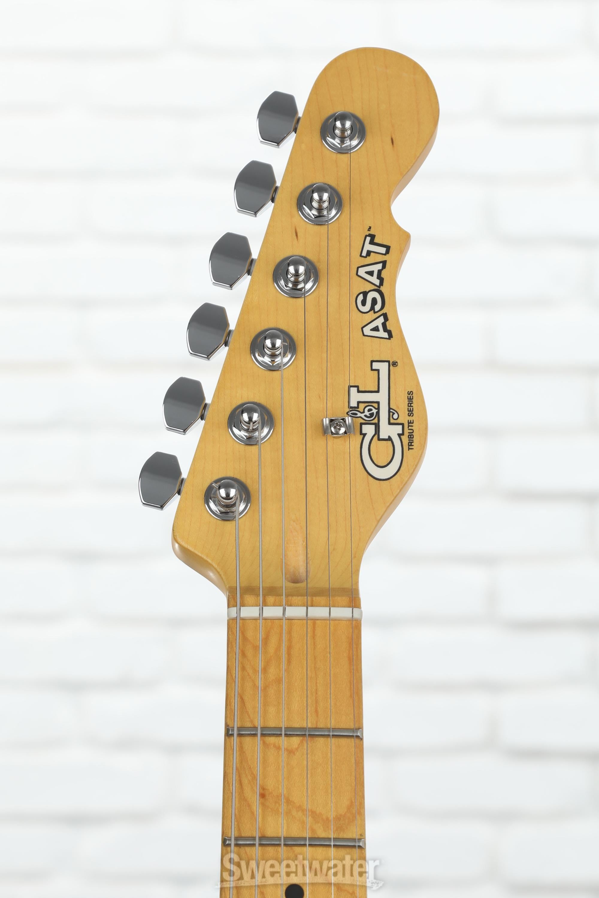 G&L Tribute ASAT Special Electric Guitar - Gloss Black | Sweetwater