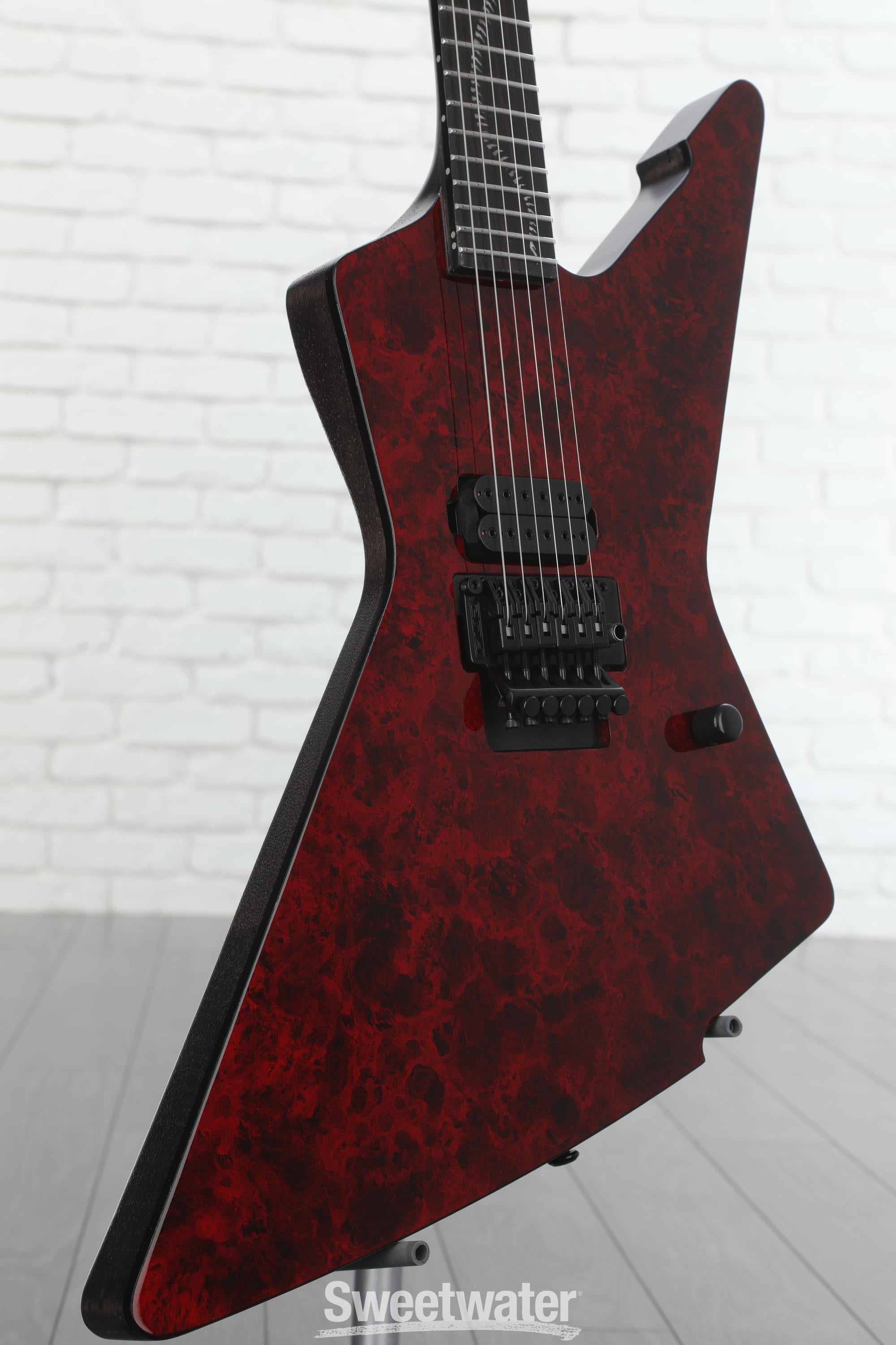 Schecter Patrick Kennison E-1-FR Apocrypha Electric Guitar - Red