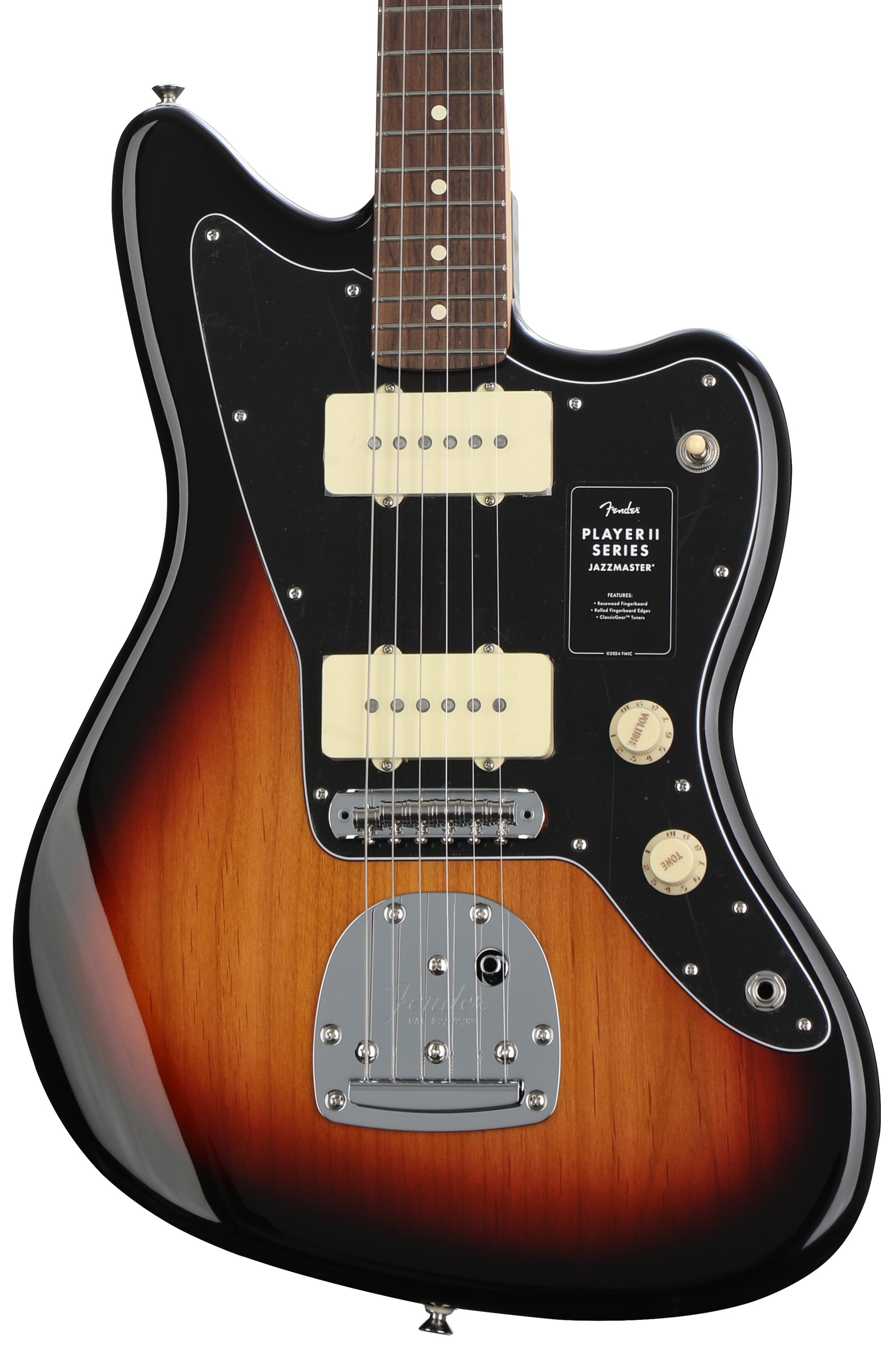 Fender Player II Jazzmaster Electric Guitar - 3-color Sunburst