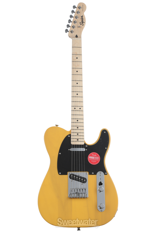 Squier Sonic Telecaster Electric Guitar - Butterscotch Blonde