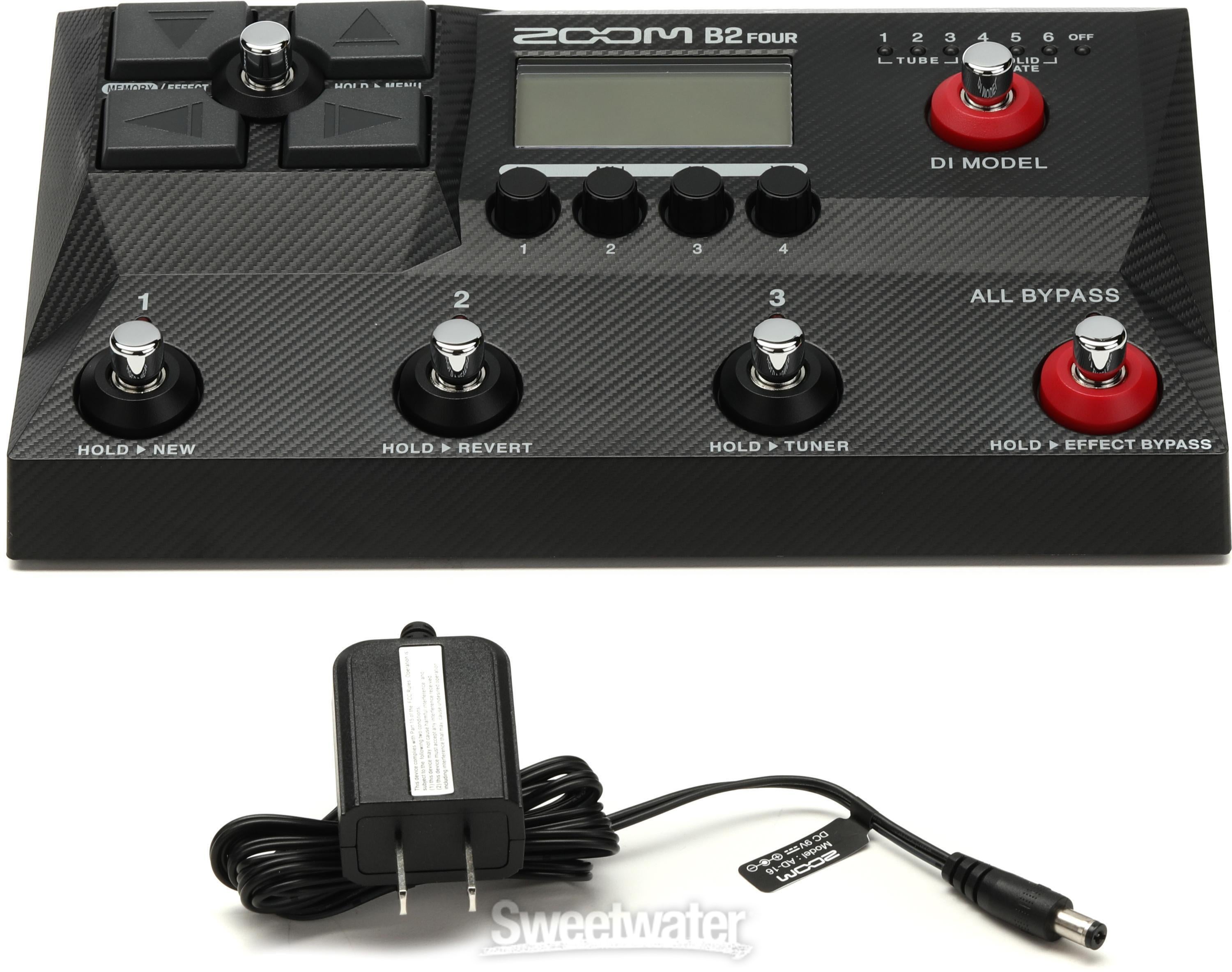 Zoom B2 Four Bass Multi-effects Processor Reviews | Sweetwater