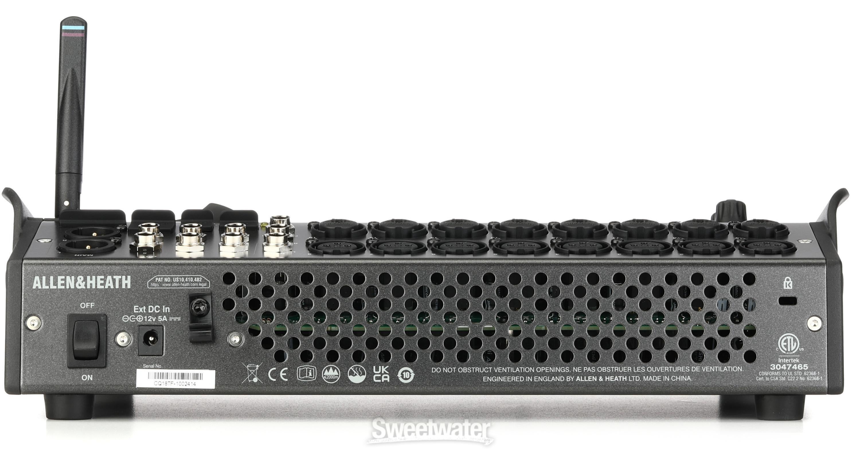 Allen & Heath CQ-18T 16-channel Digital Mixer Reviews | Sweetwater