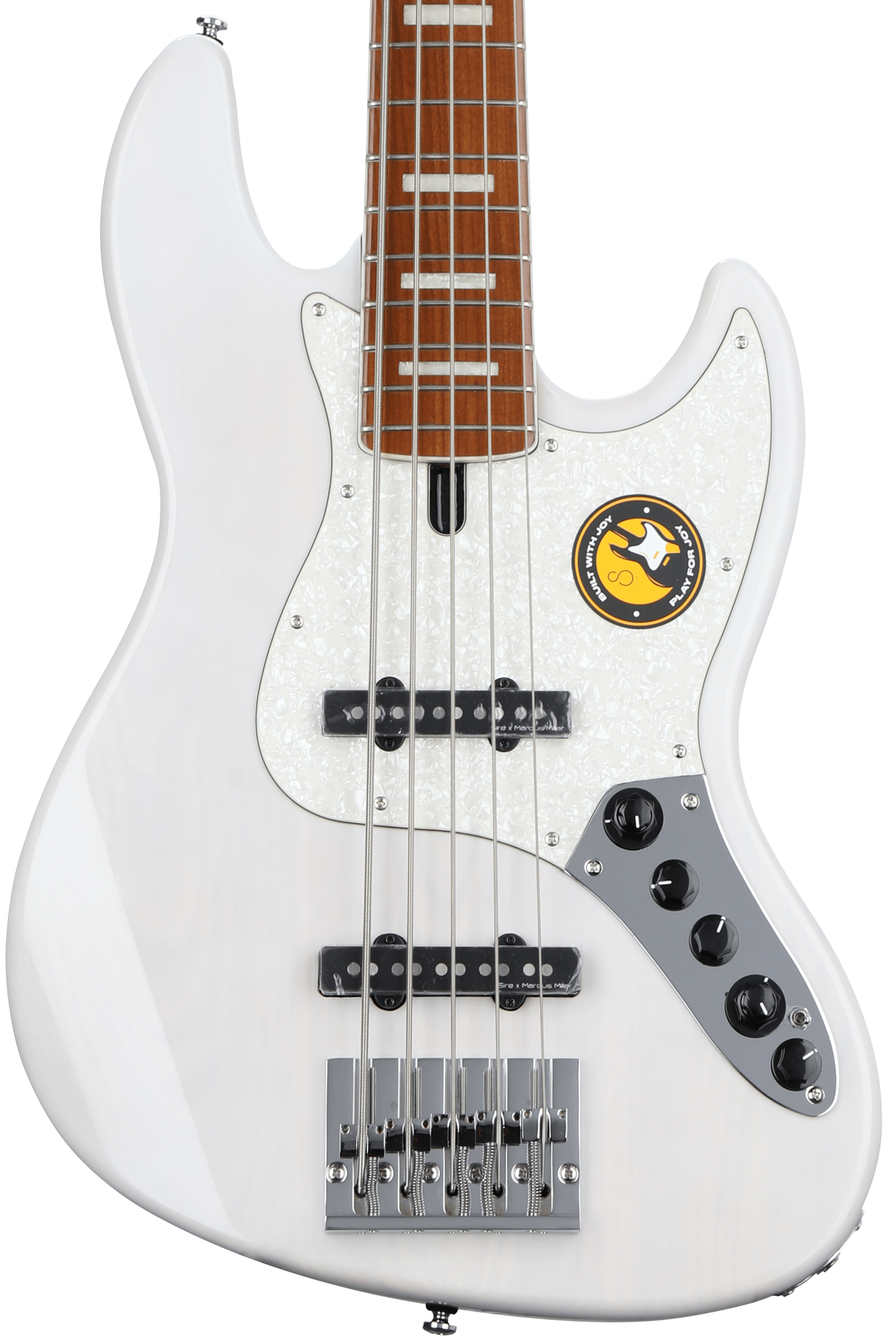 Sire Marcus Miller V8 5-string Electric Bass - White Blonde