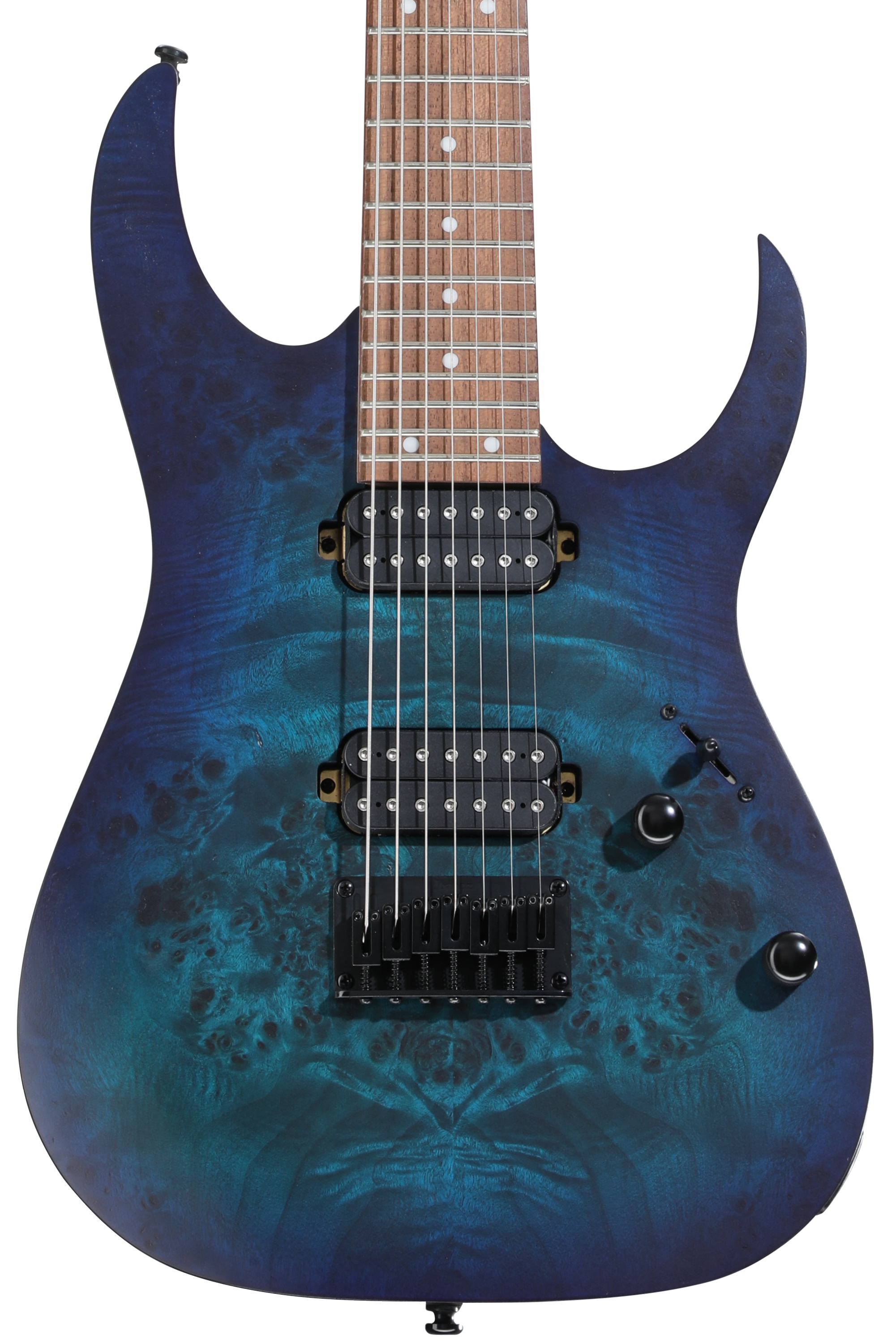 Ibanez RG7421PB Electric Guitar - Sapphire Blue Flat | Sweetwater