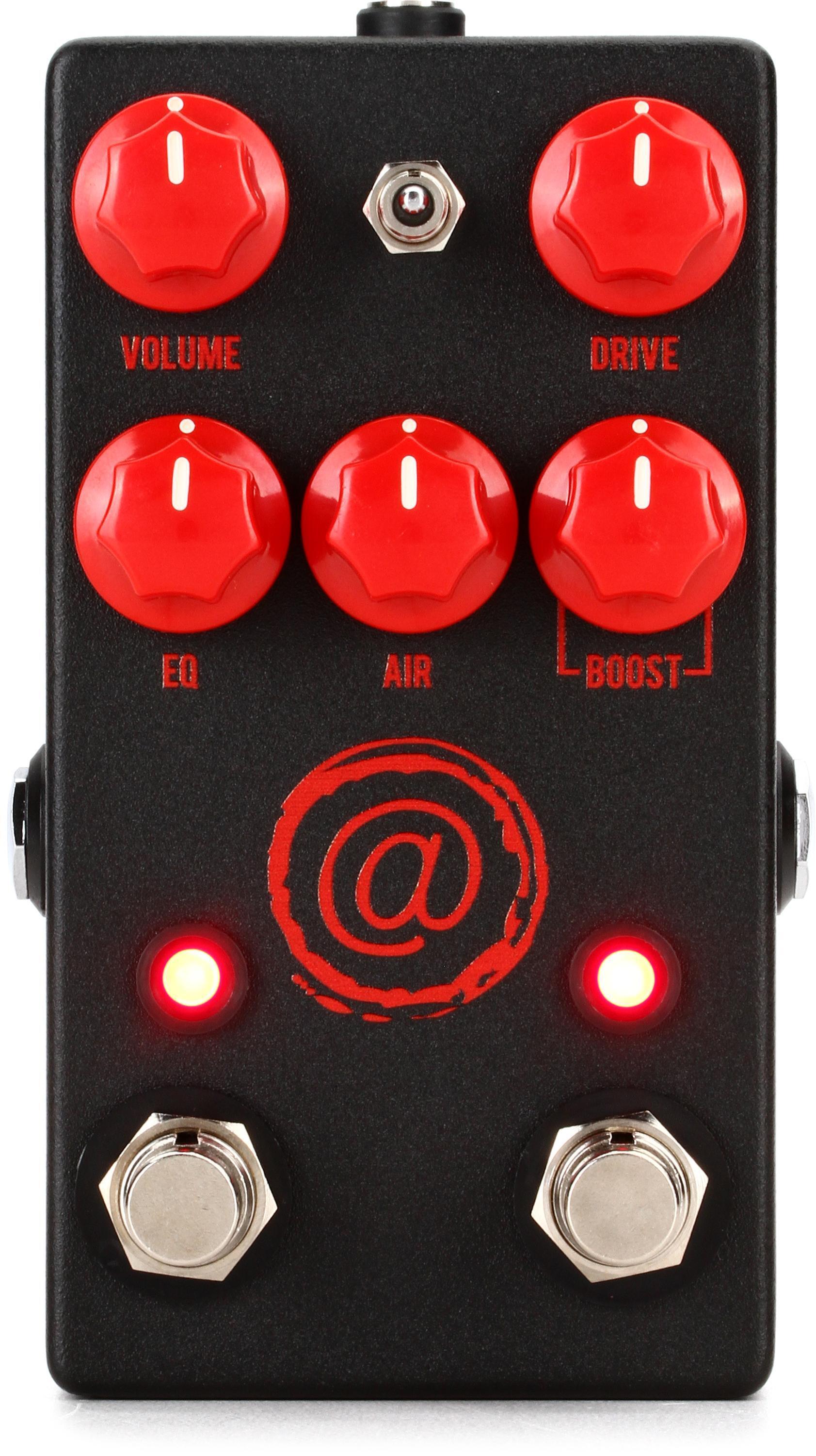 JHS AT Andy Timmons Drive V2 Pedal - Black with Red Logo