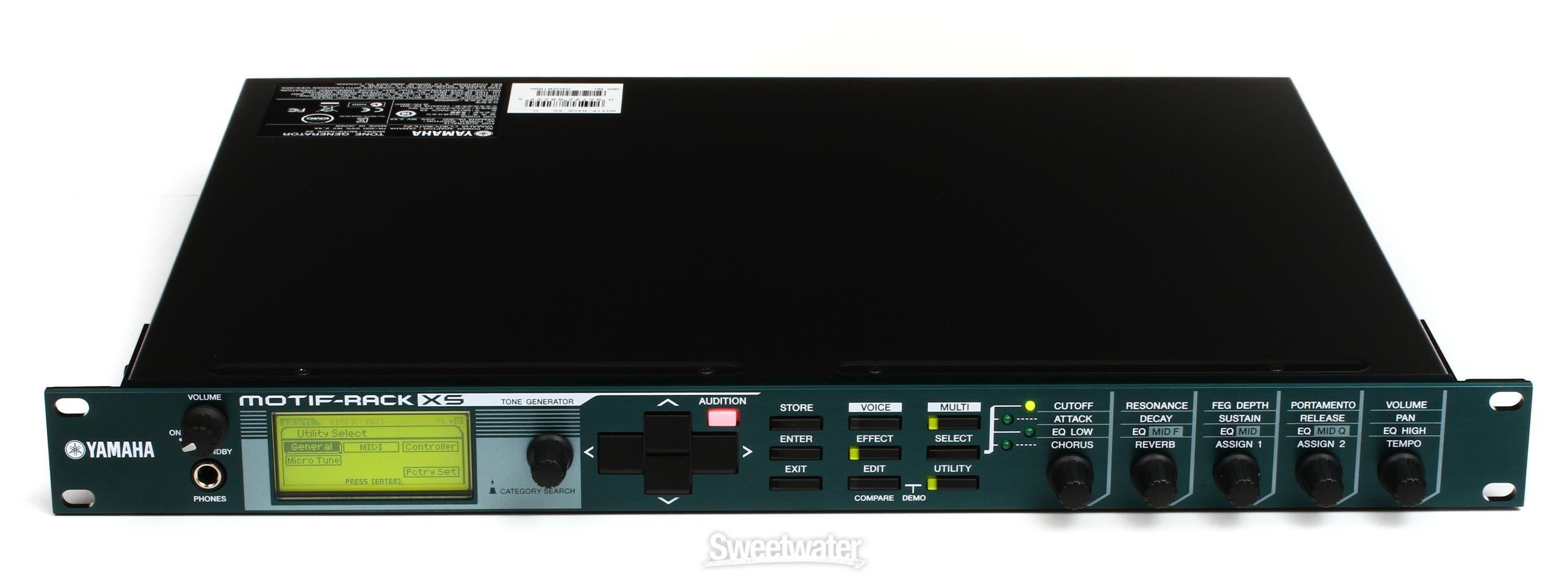 Yamaha MOTIF-RACK XS Rackmount Synthesizer | Sweetwater