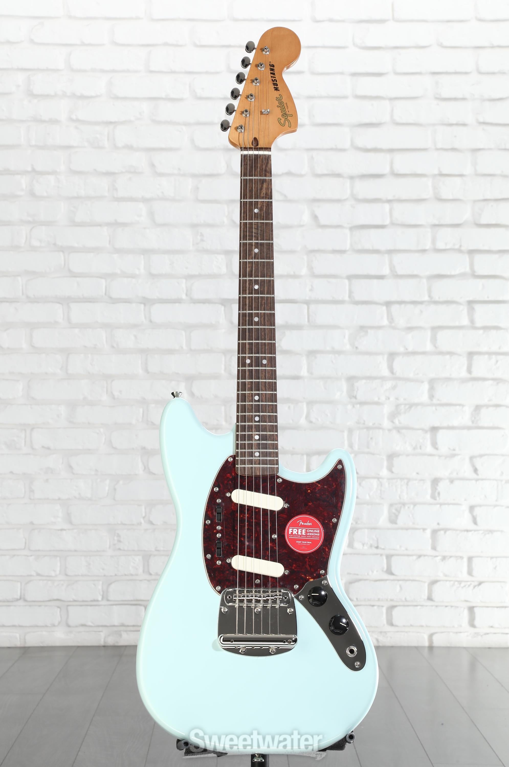 Squier Classic Vibe '60s Mustang Electric Guitar - Sonic Blue