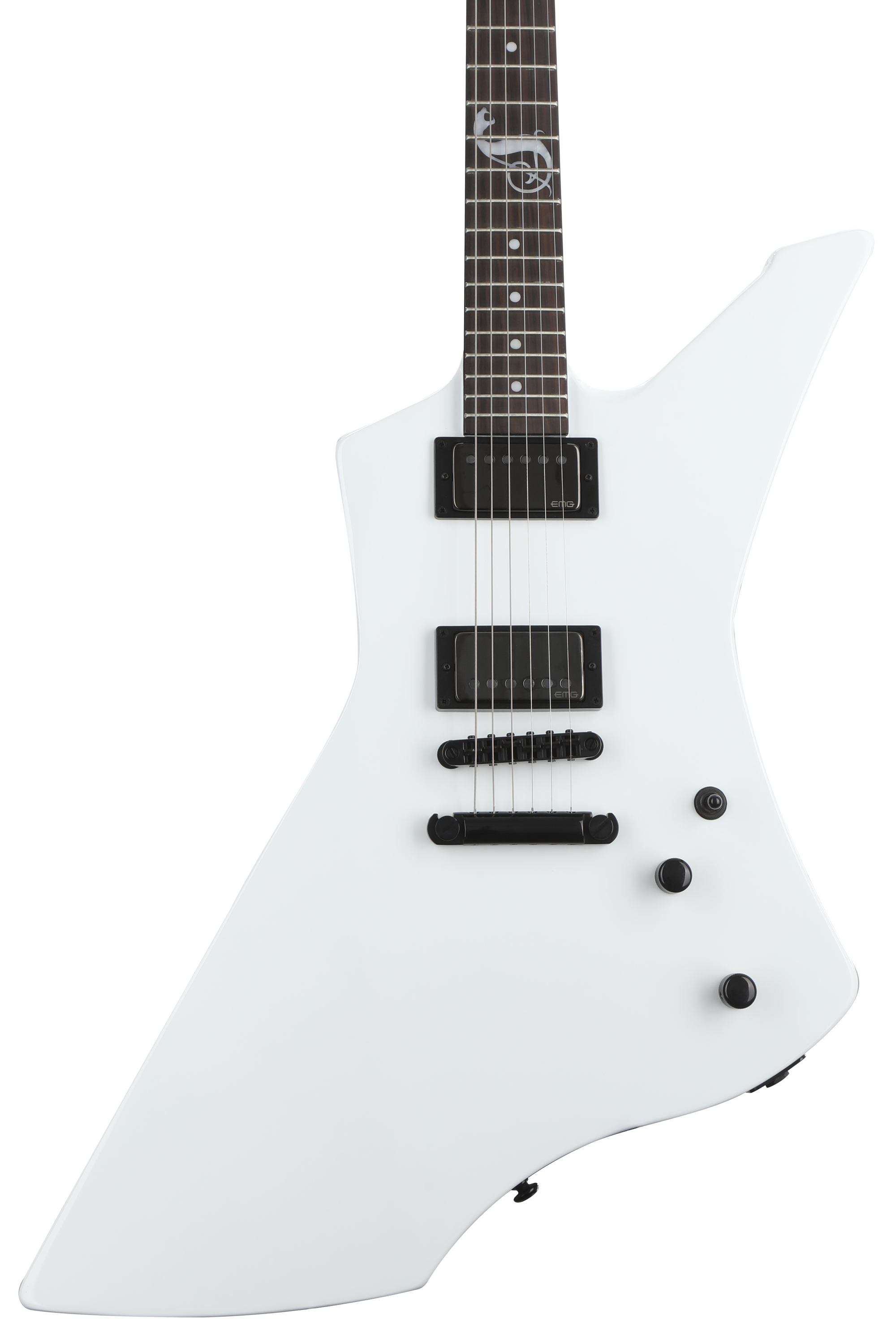 ESP LTD James Hetfield Signature Snakebyte - Snow White | Sweetwater