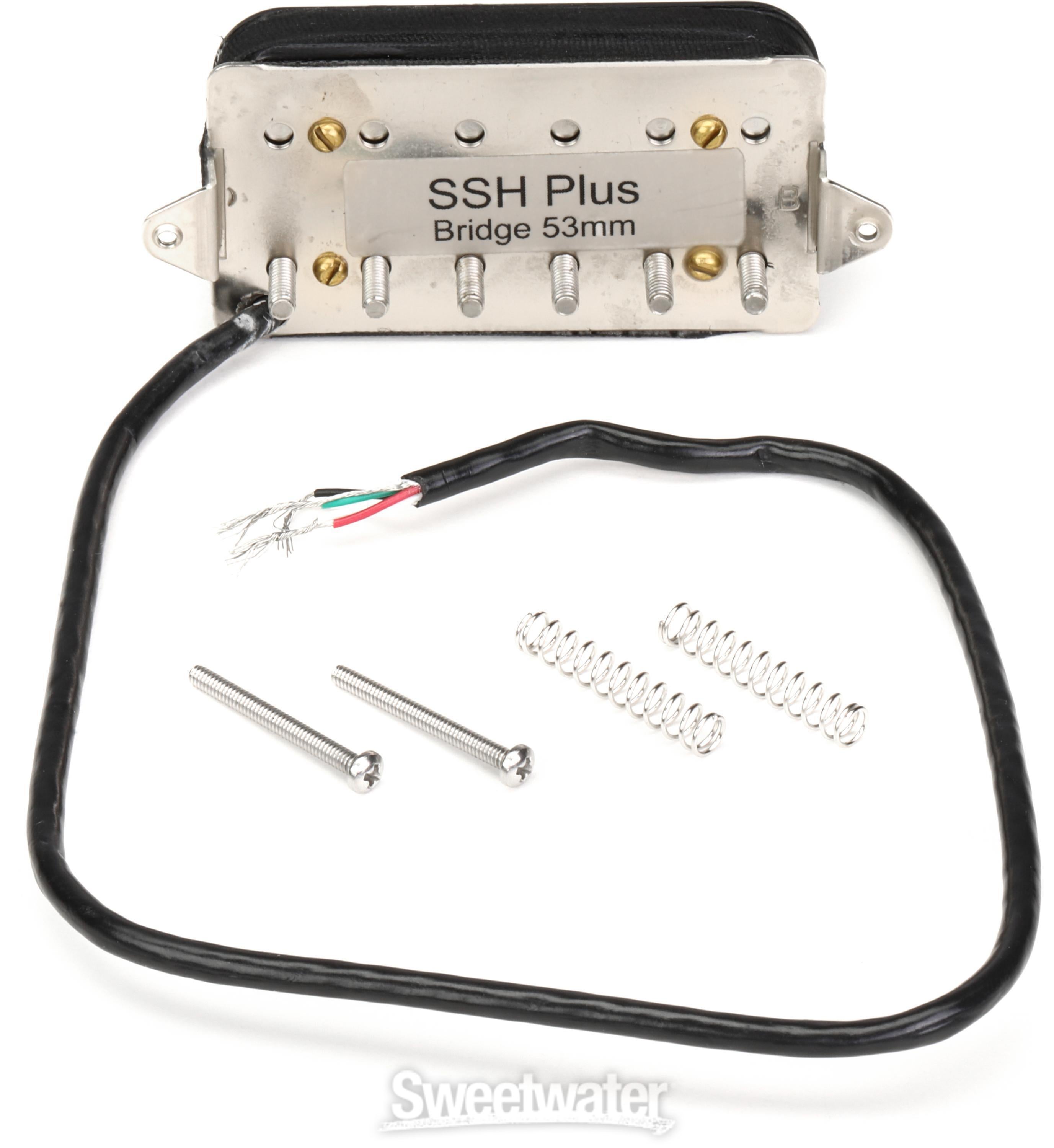 Suhr SSH+ Humbucker Bridge Pickup - Black, 53mm | Sweetwater