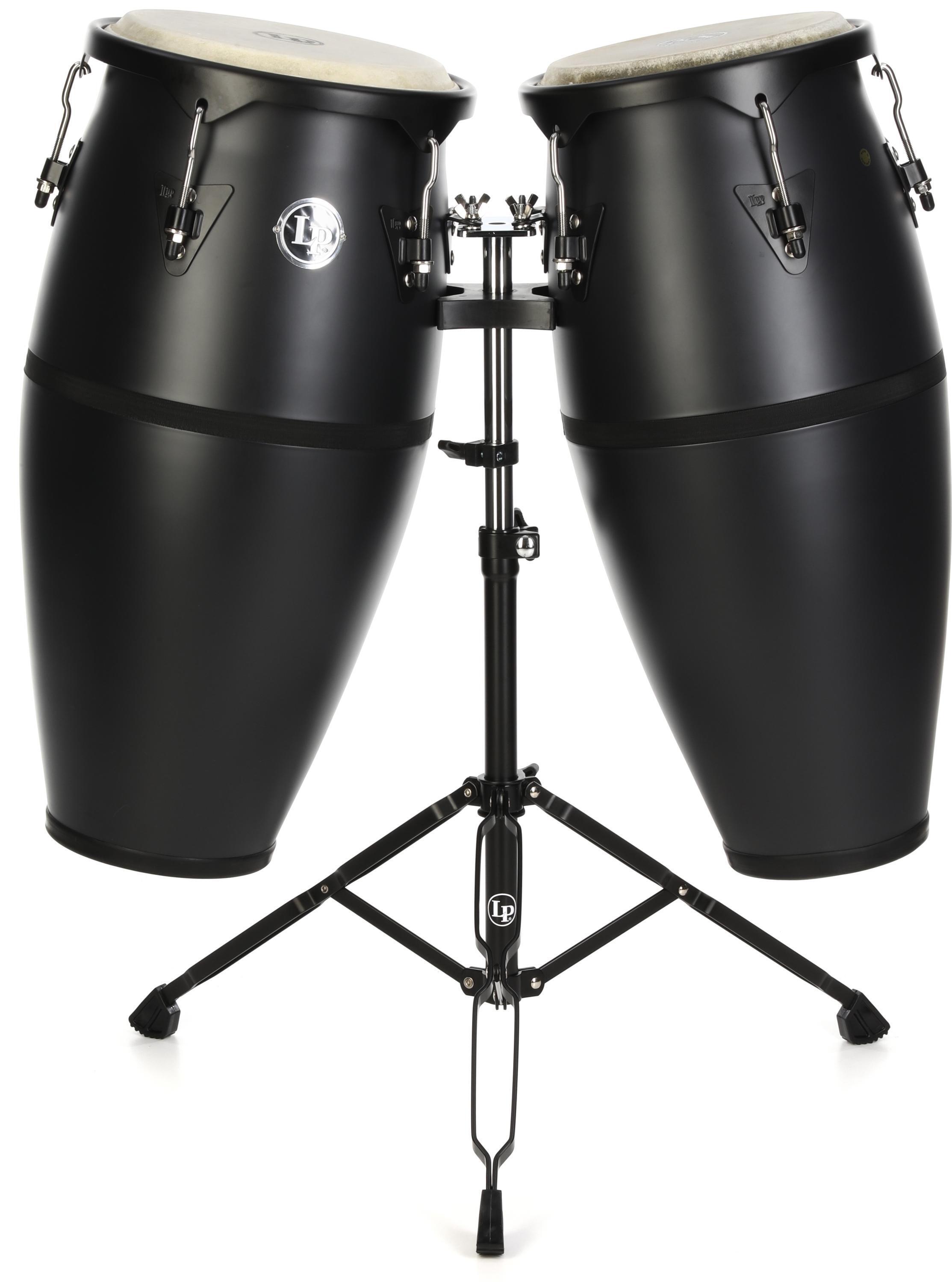 Cosmic Percussion Conga Set with Free Bongos - 9/10 inch Natural