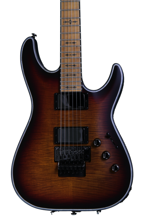 Schecter Hellraiser Extreme C-1 FR - 3-tone Satin Sunburst, MF