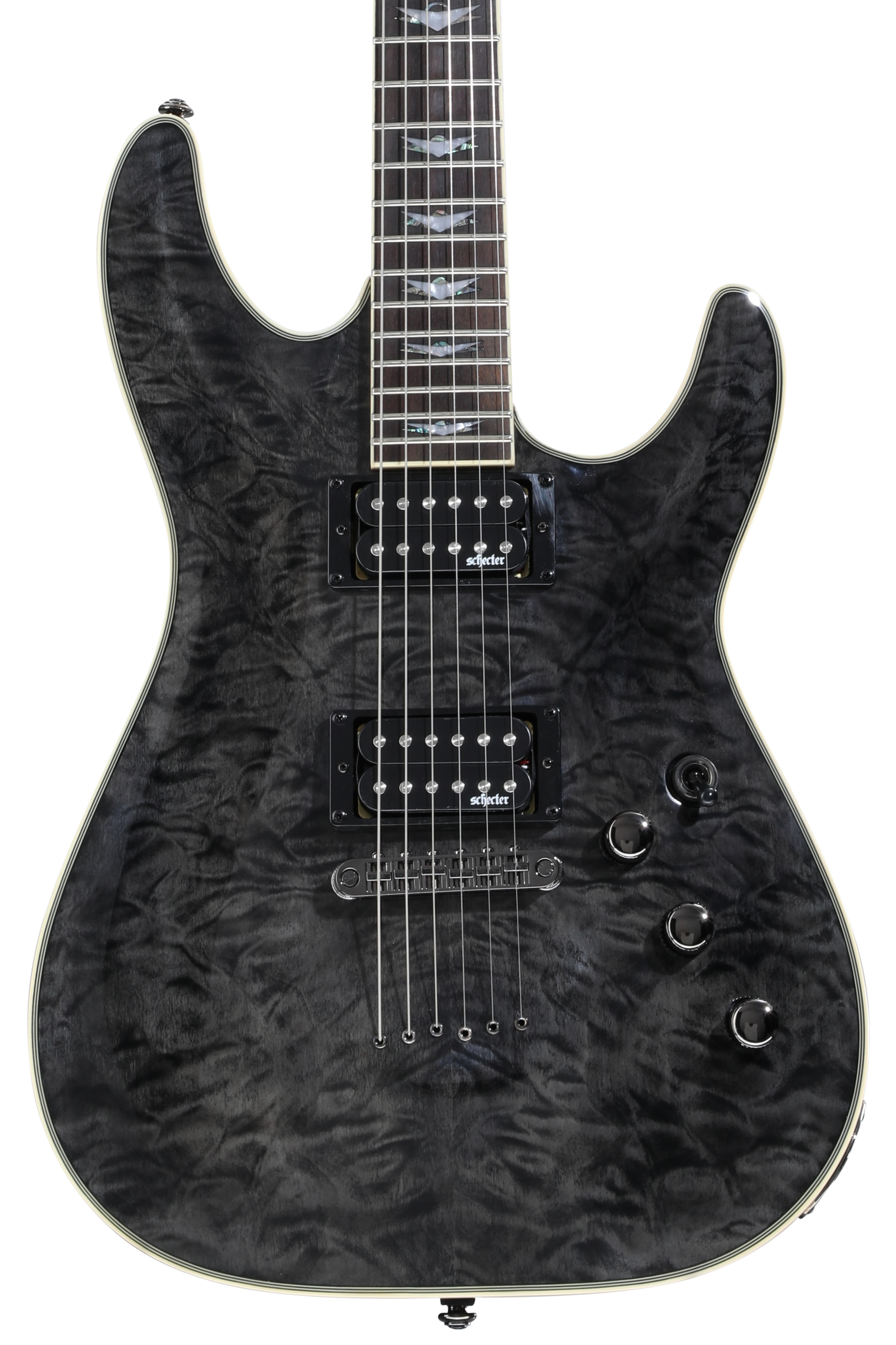 Schecter Omen Extreme-6 Electric Guitar - See-Thru Black | Sweetwater