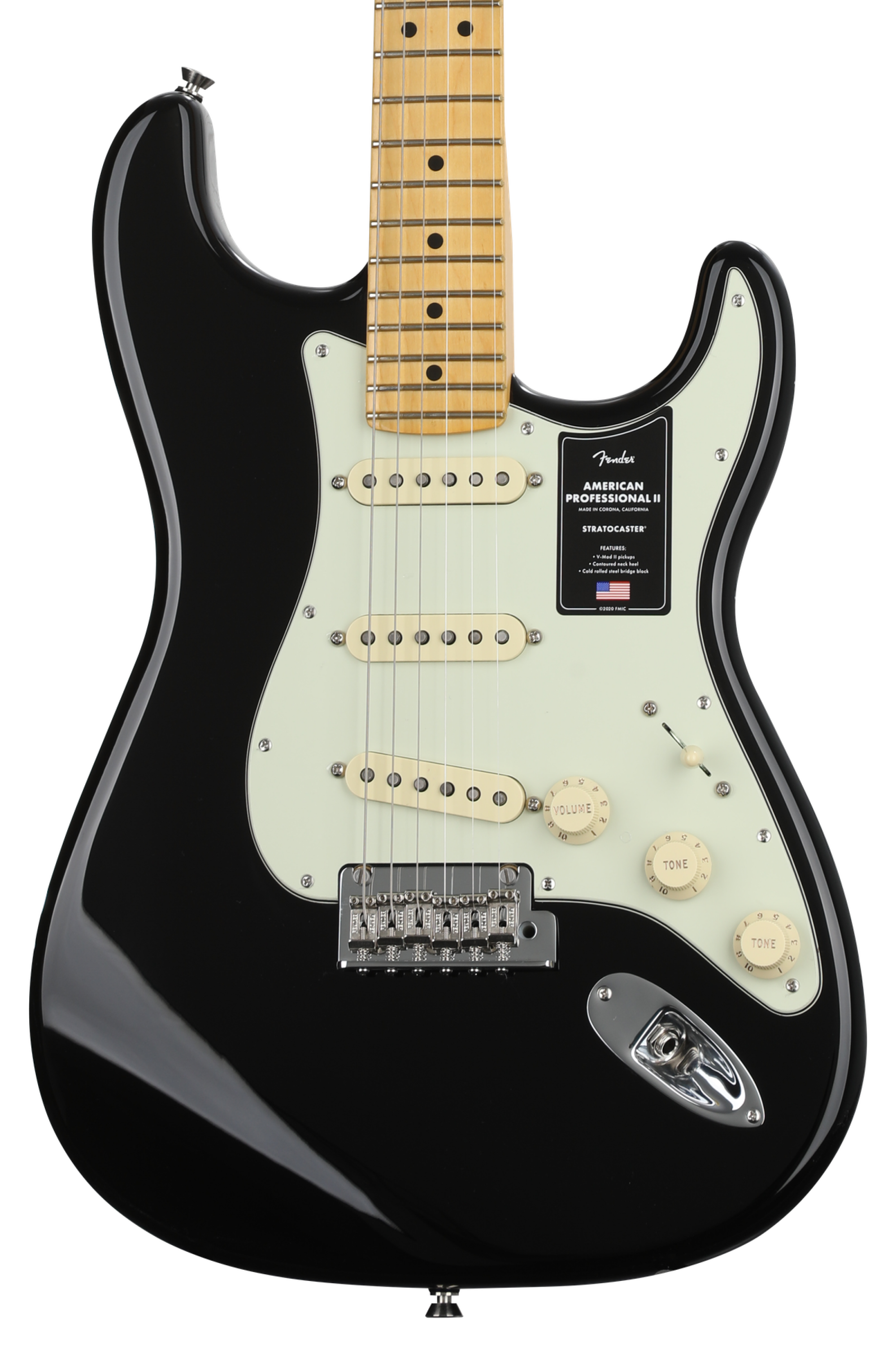 Fender American Professional II Stratocaster - Black with Maple