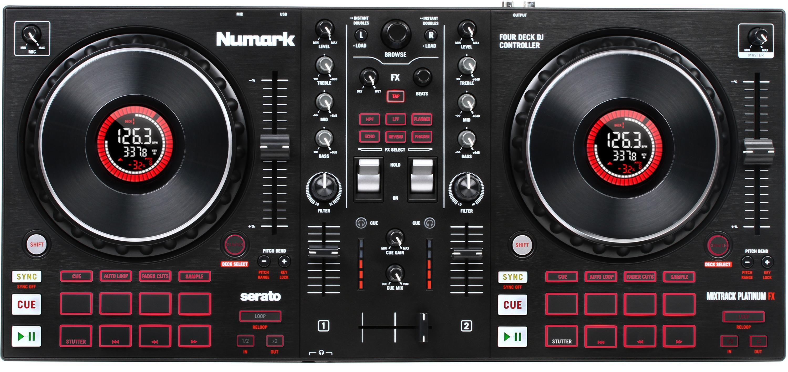 Numark MIXTRACK Platinum FX 4-deck/2-channel Serato DJ Lite