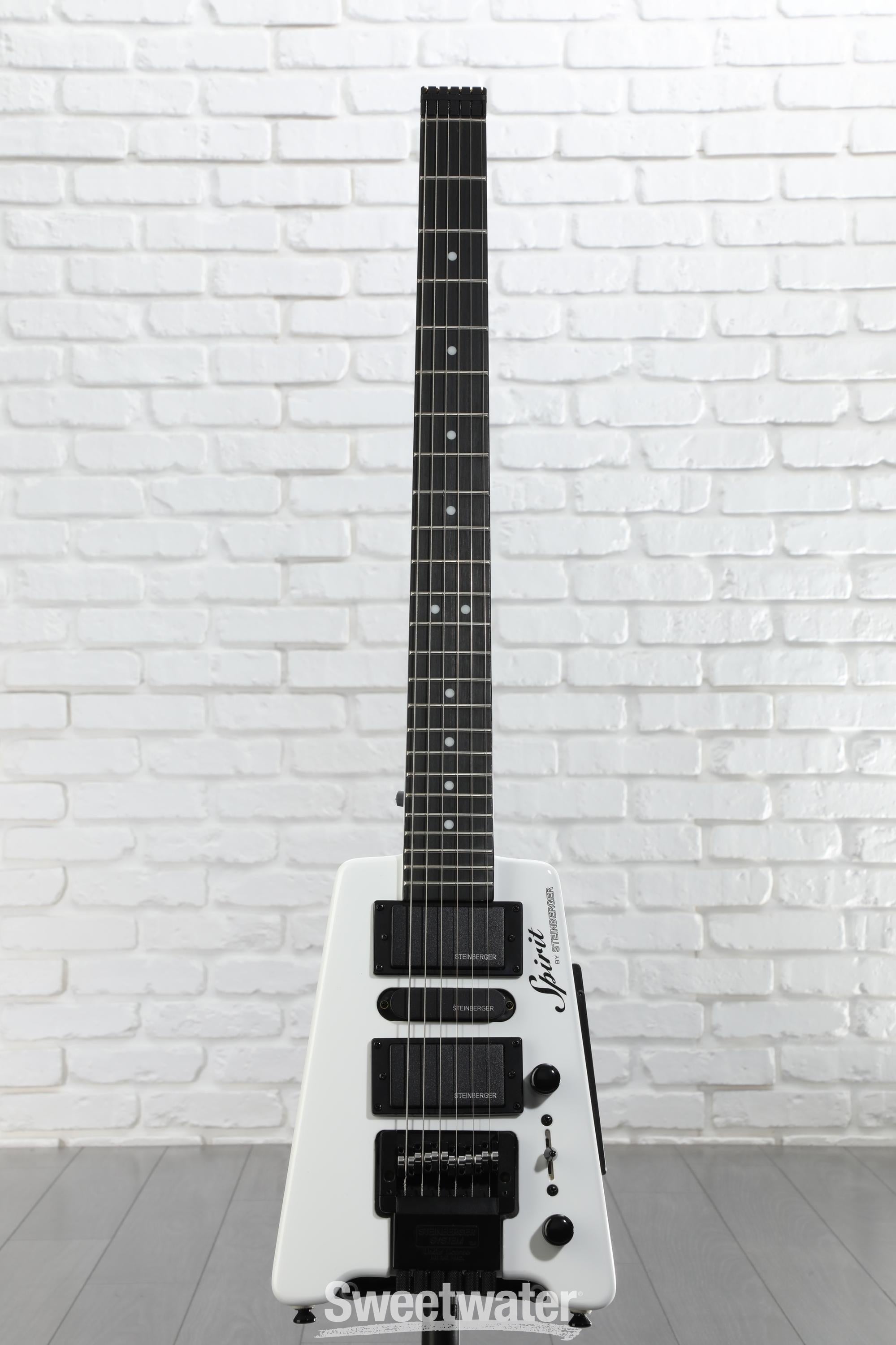 Steinberger Spirit GT-PRO Deluxe Electric Guitar - White | Sweetwater