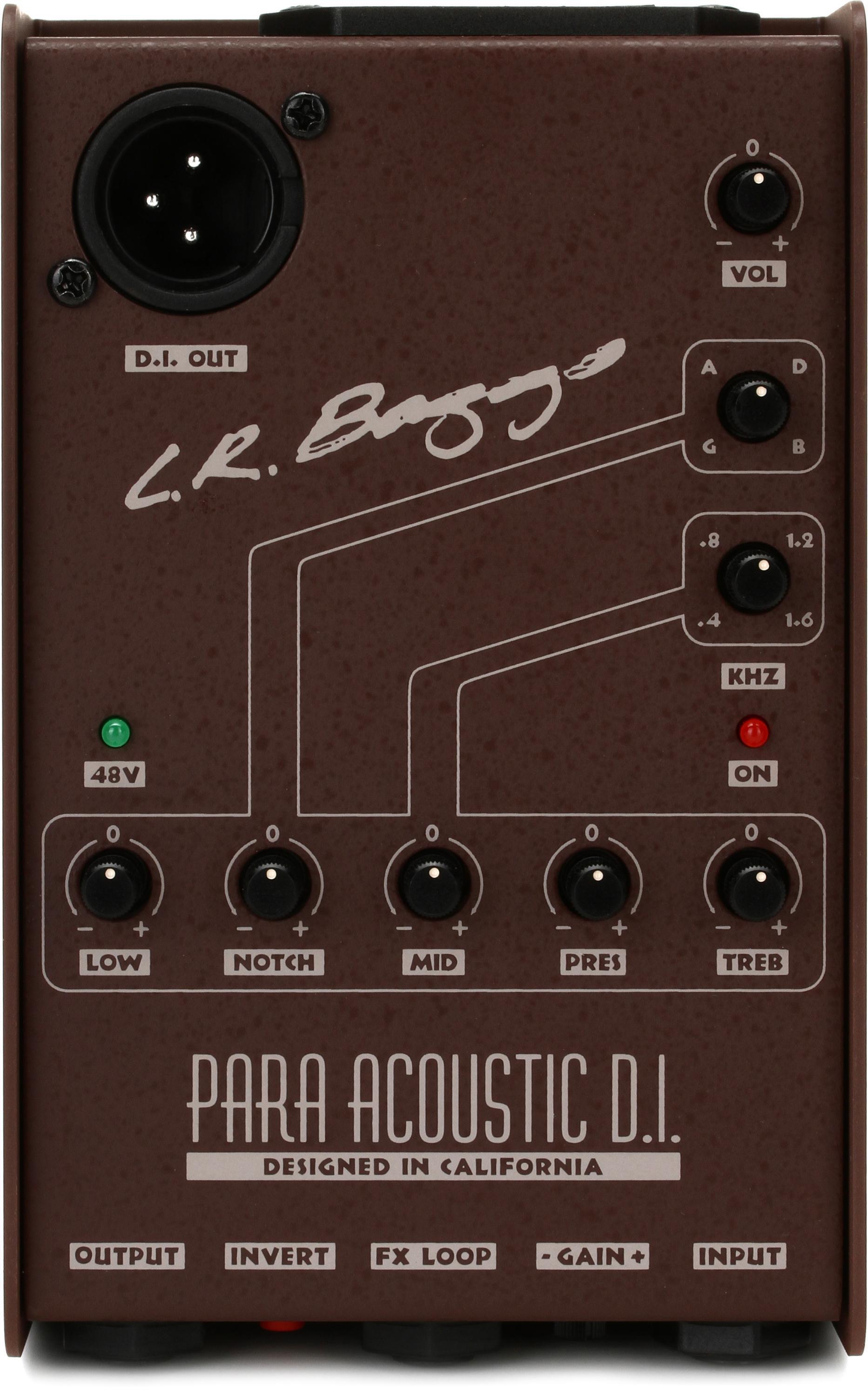 LR Baggs Para DI Acoustic Guitar Preamp Reviews | Sweetwater