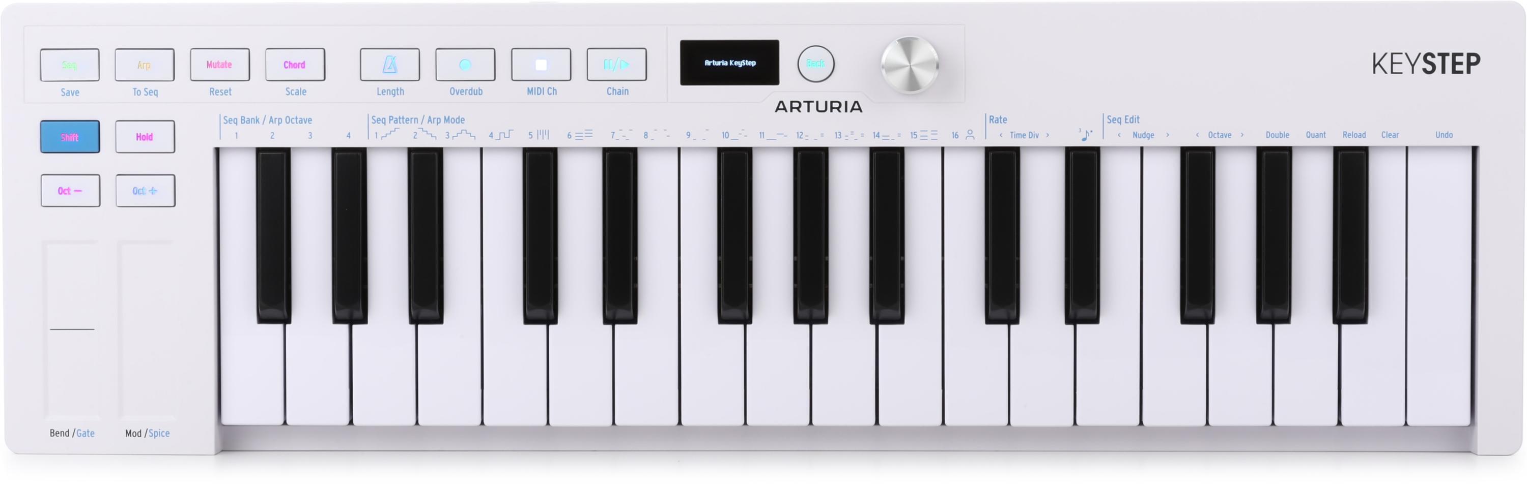 Arturia KeyStep Mk2 32-key Controller & Sequencer - White | Sweetwater