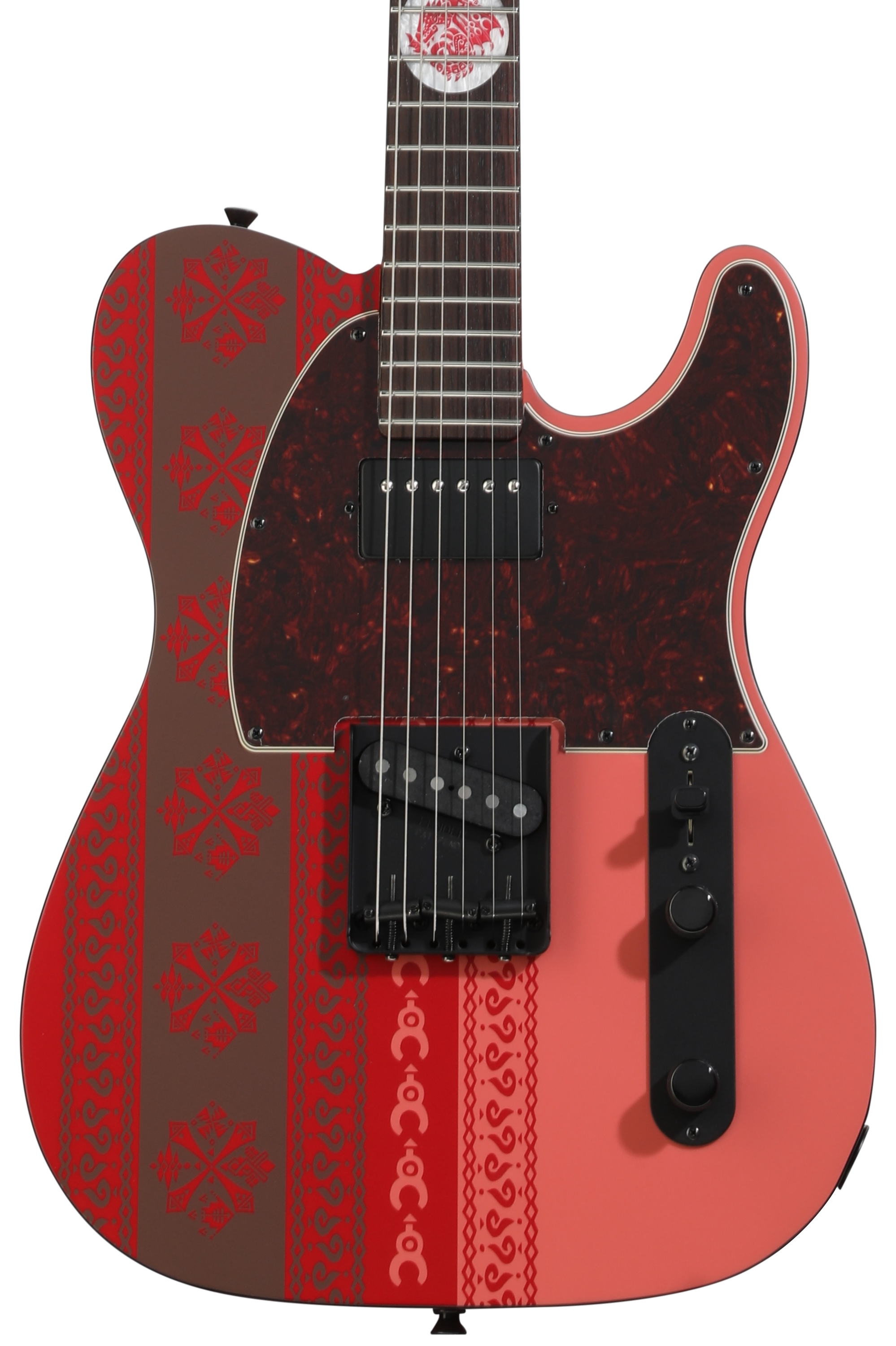 Fender Monster Hunter Telecaster Electric Guitar - Rathalos Red