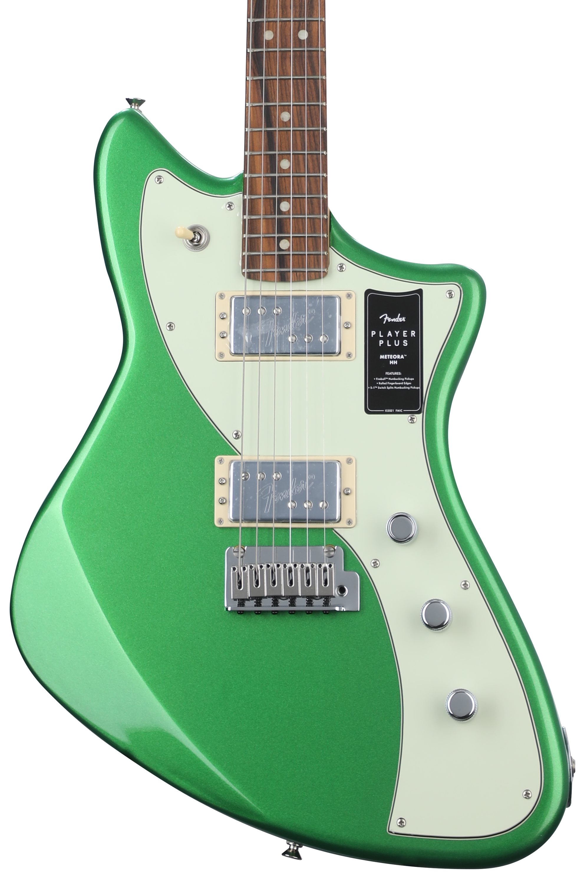 Fender Player Plus Meteora HH Electric Guitar - Cosmic Jade with