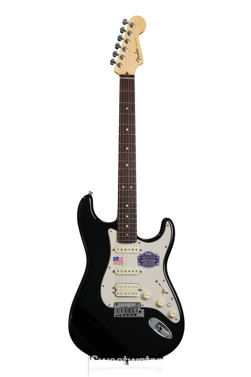 Fender American Deluxe Stratocaster HSS - Black | Sweetwater