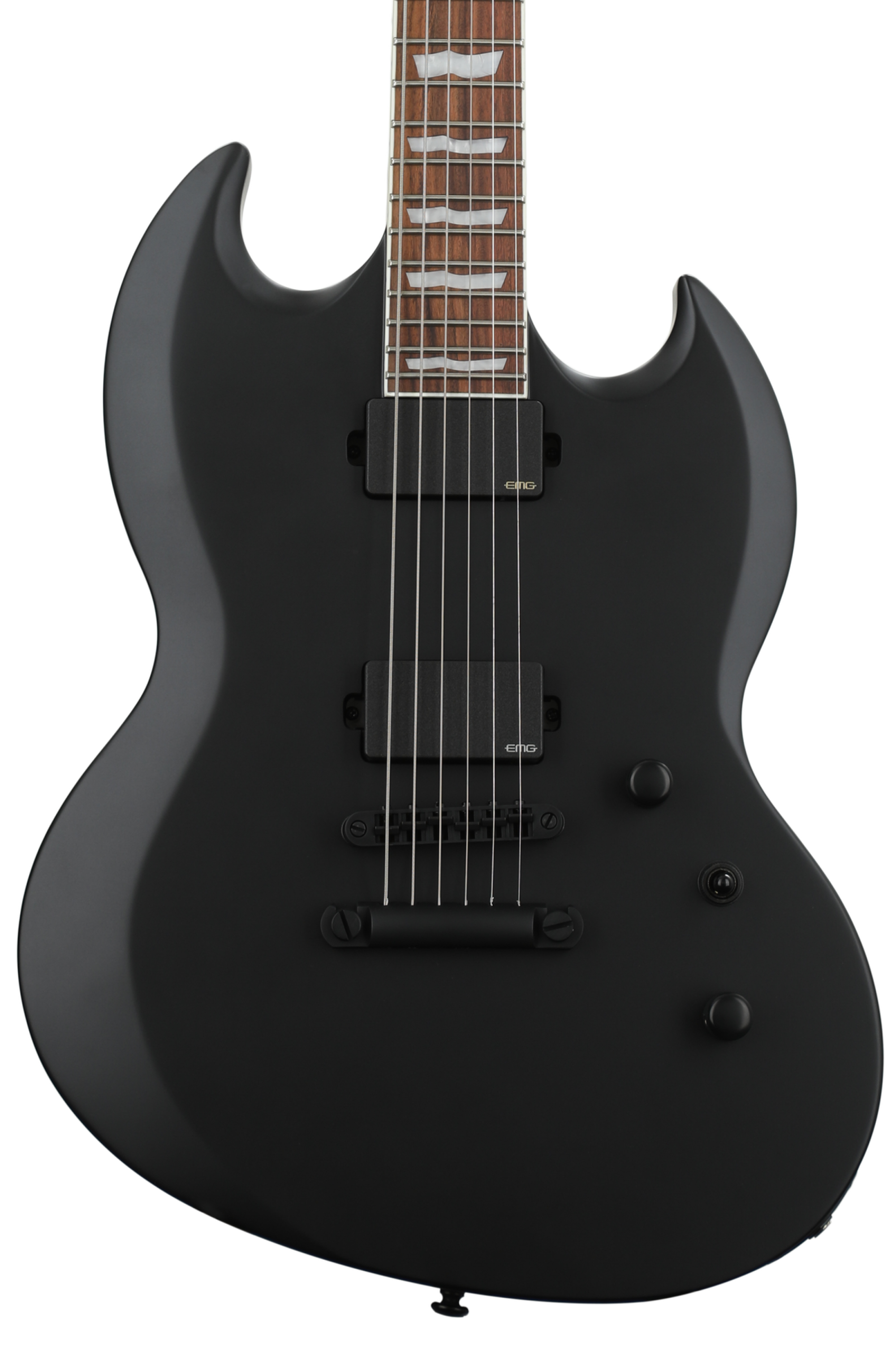 ESP LTD Viper-400 Baritone - Black Satin | Sweetwater