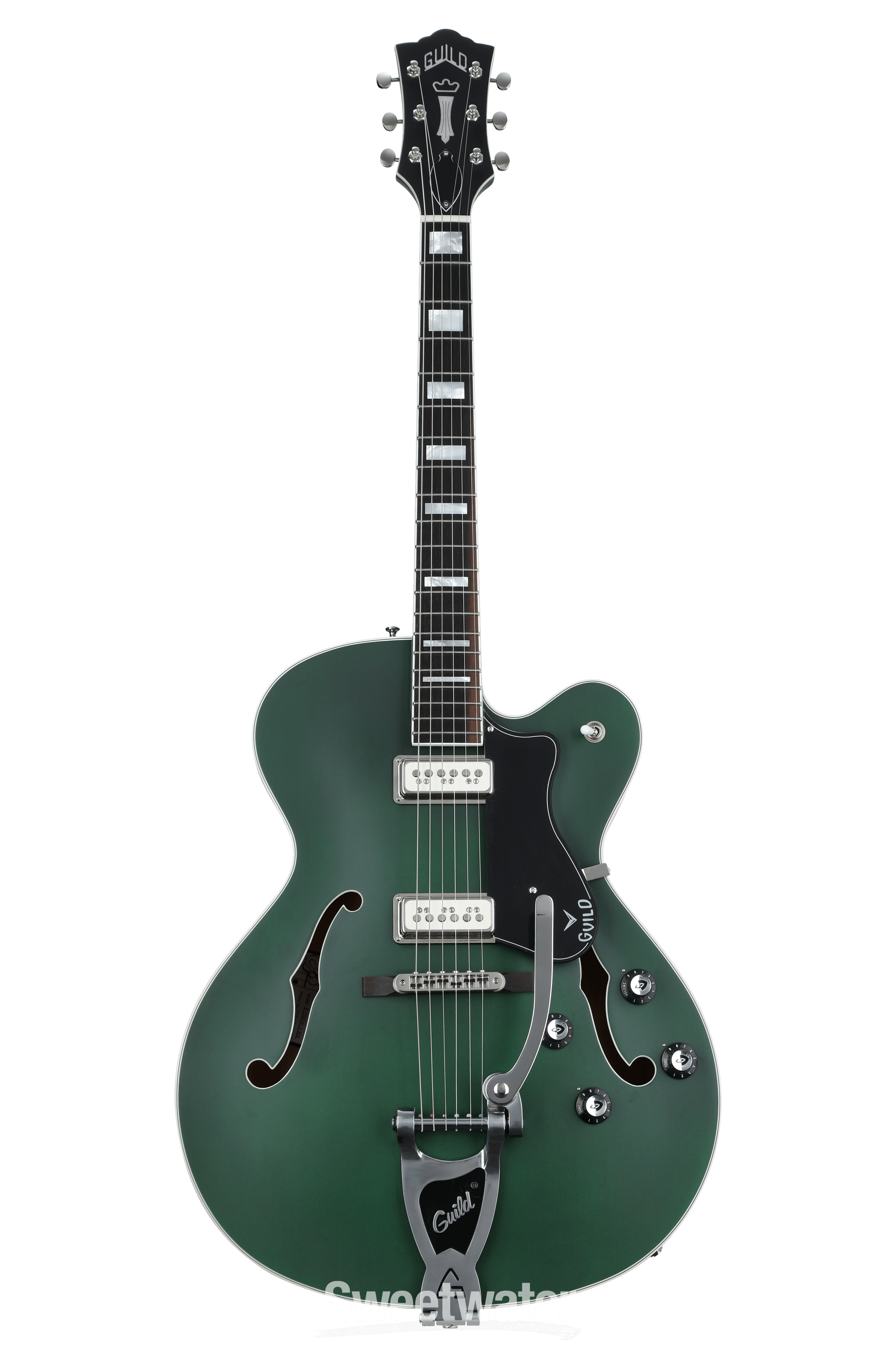 Guild X-175 Manhattan Special Hollowbody Electric Guitar - Fjord