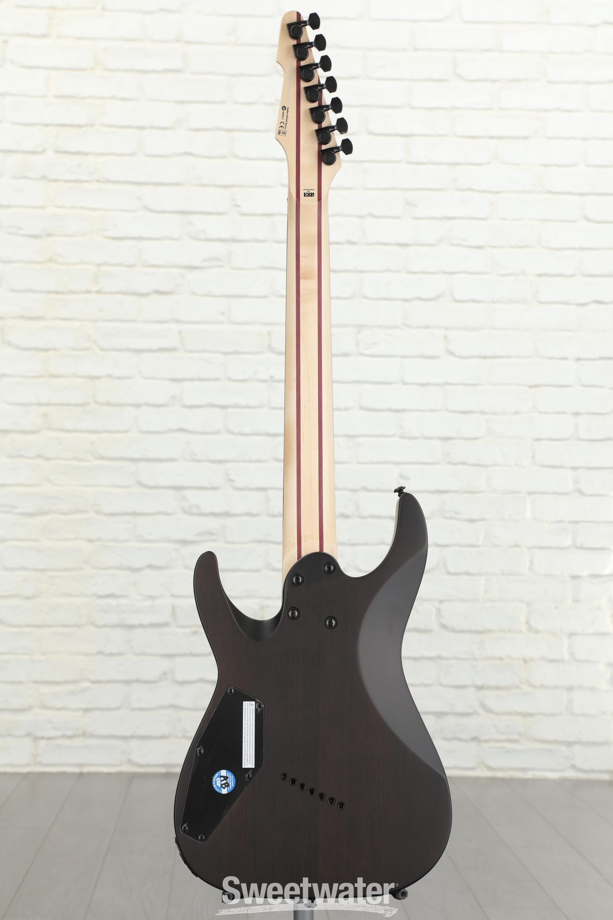 ESP LTD M-1007 Multi-Scale - See Thru Black Satin | Sweetwater