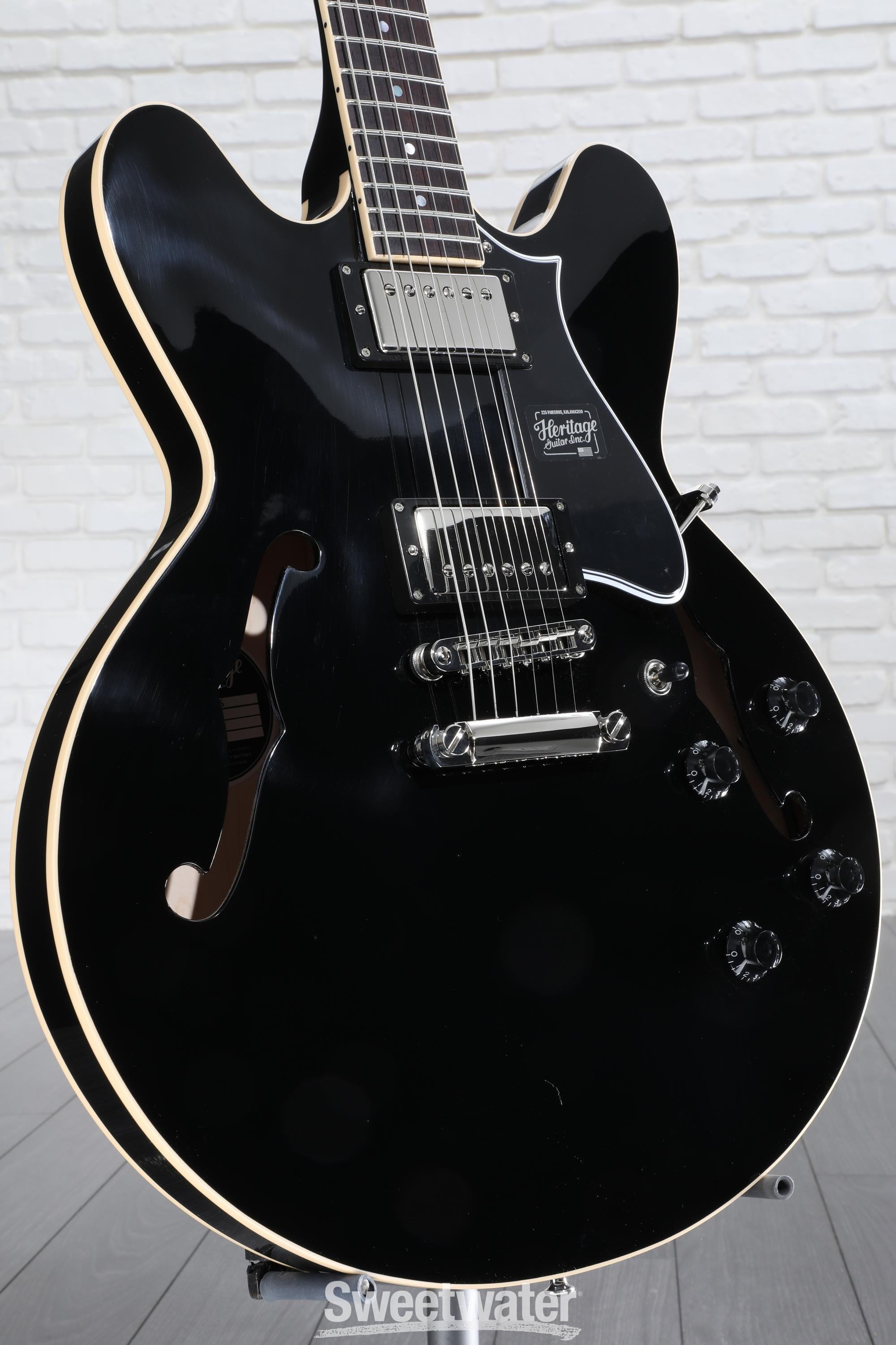 Heritage Standard H-535 Semi-hollowbody Electric Guitar - Ebony