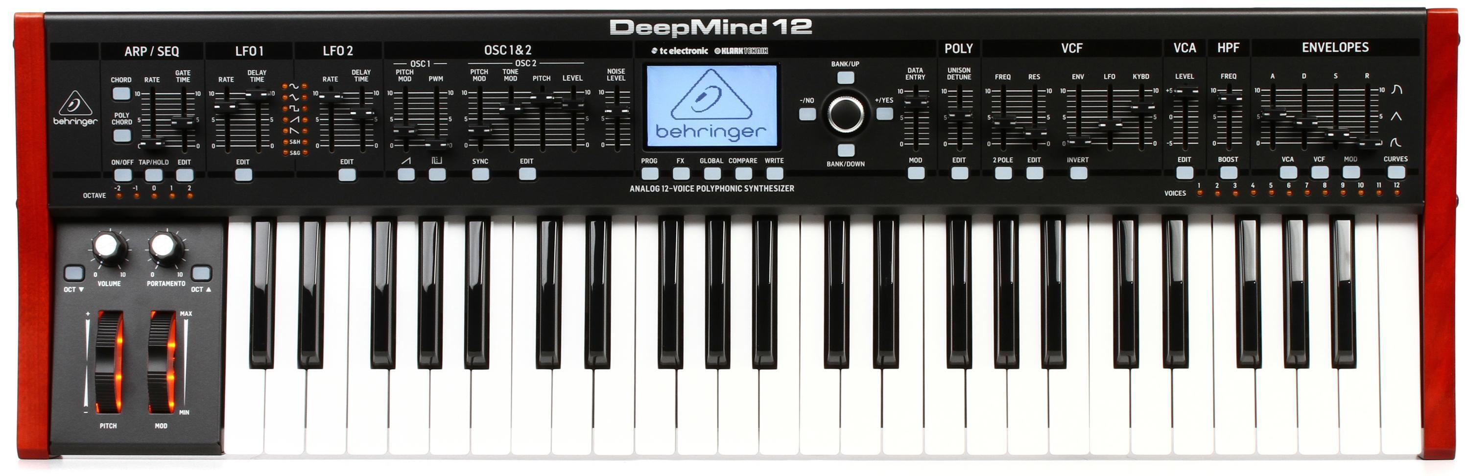 Behringer DeepMind 12 49-key 12-voice Analog Synthesizer | Sweetwater