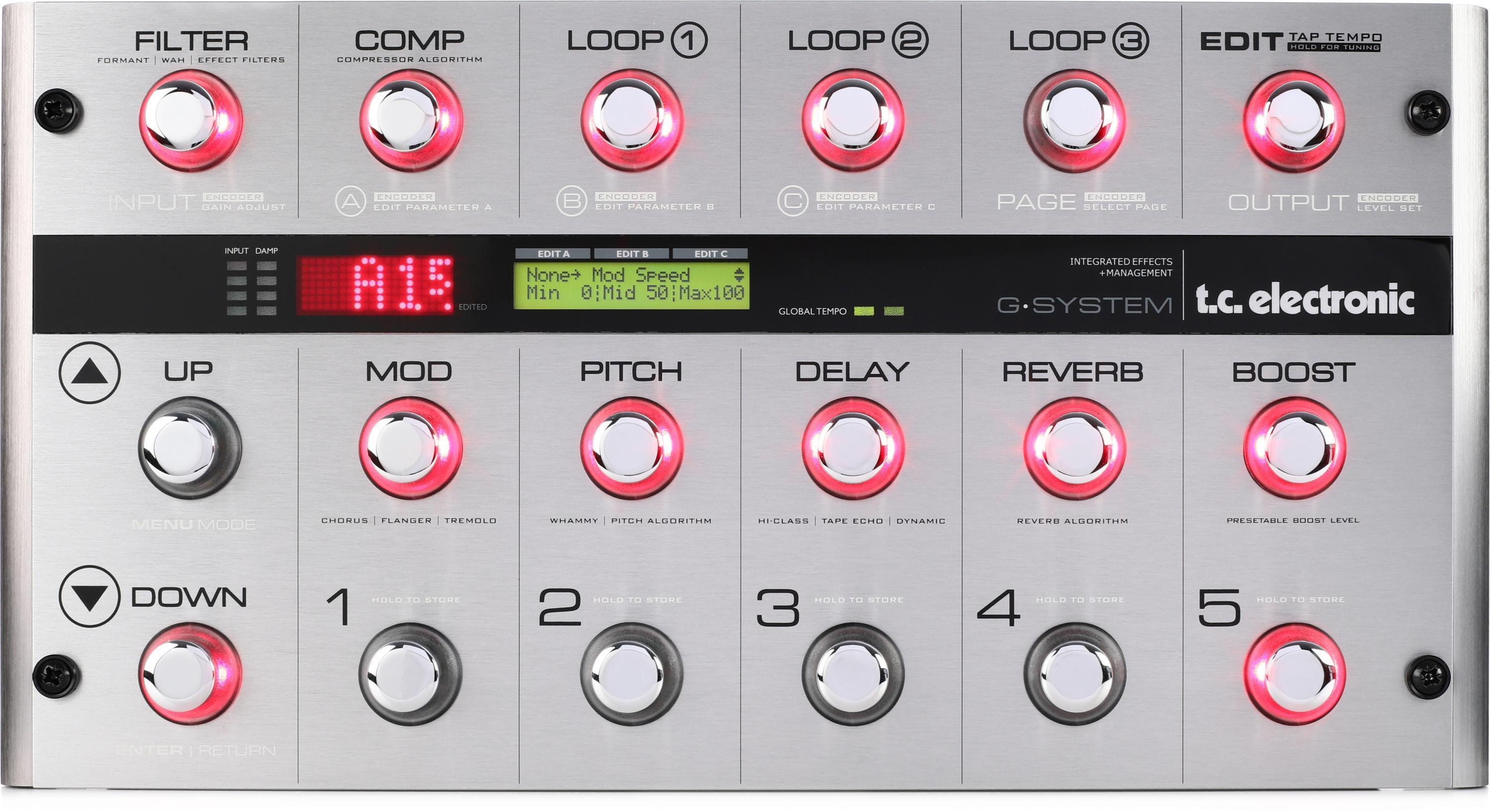 TC Electronic G-System Multi-effects Floor Processor | Sweetwater