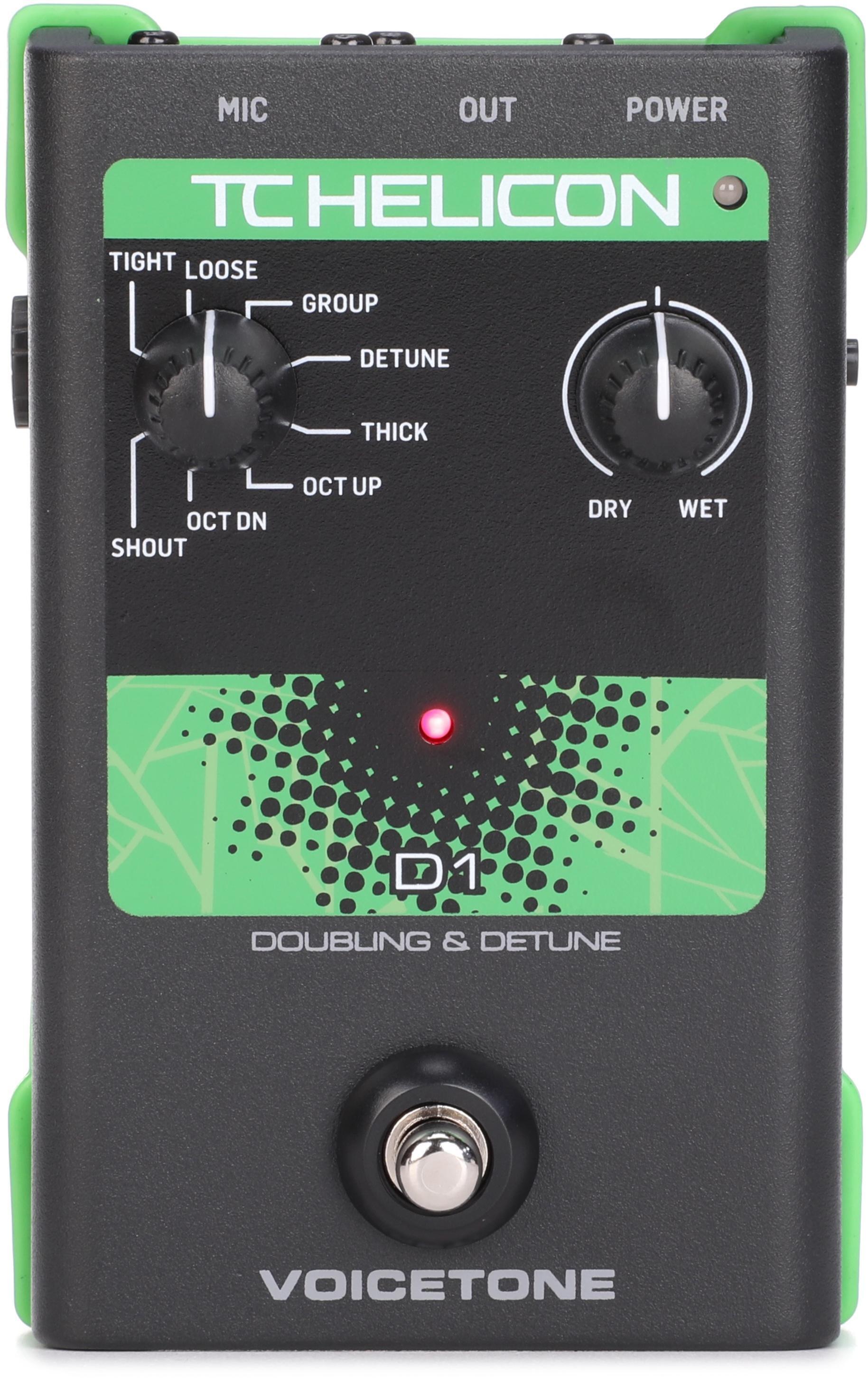 TC-Helicon VoiceTone C1 HardTune and Pitch Correction Pedal