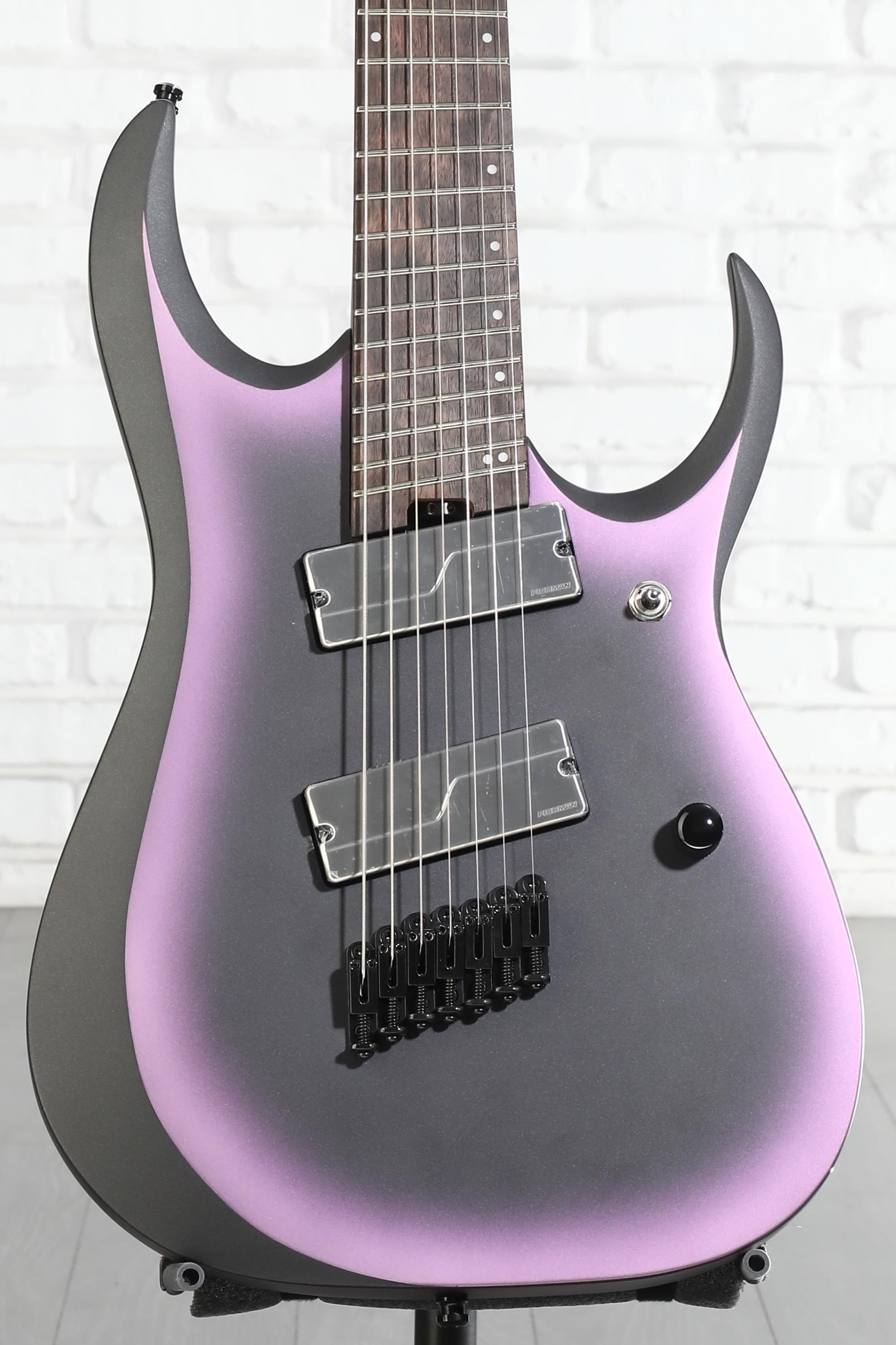 Ibanez Axion Label RGD71ALMS - Black Aurora Burst Matte | Sweetwater