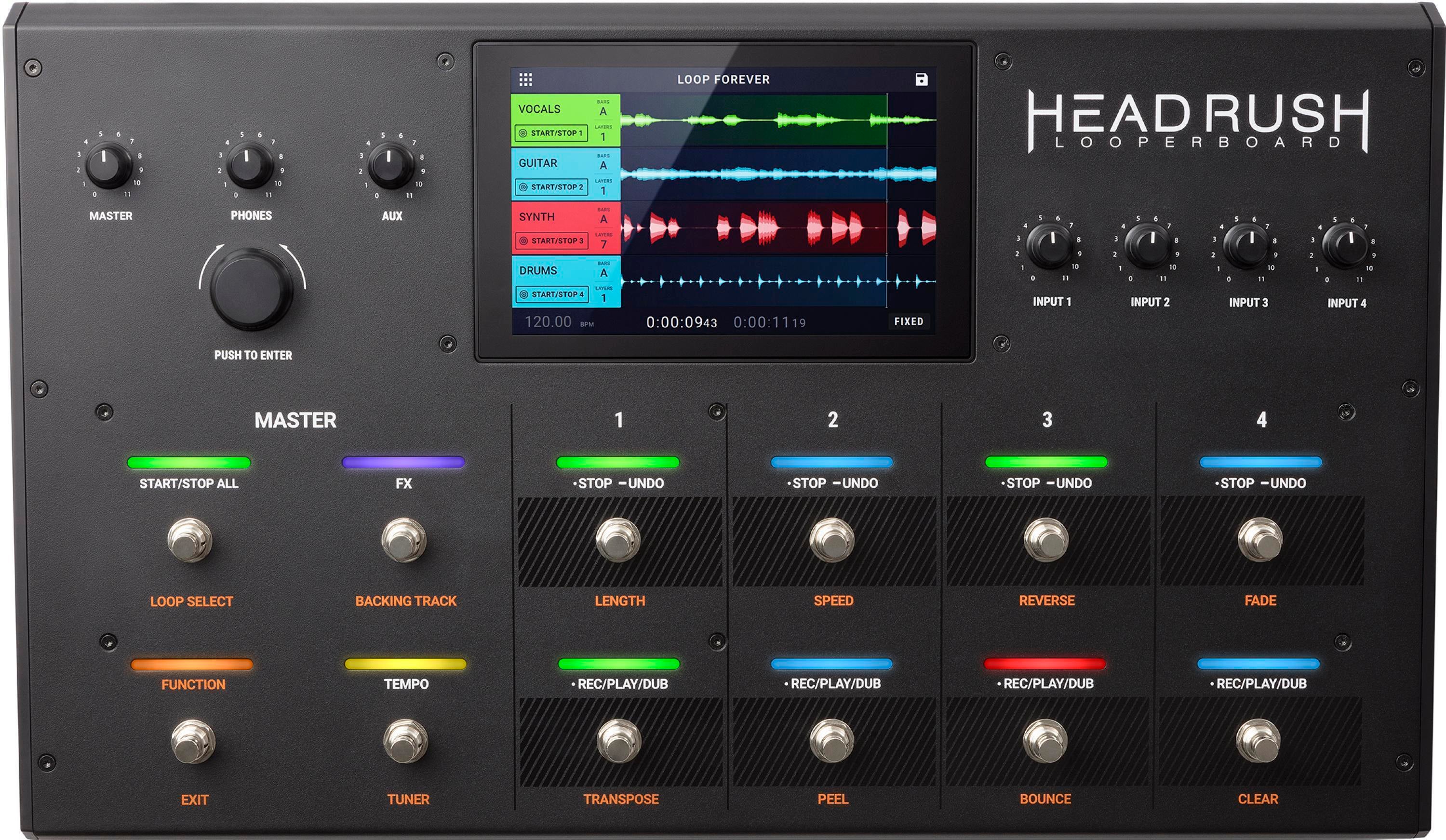 Headrush Looperboard Advanced Performance Looper with 7